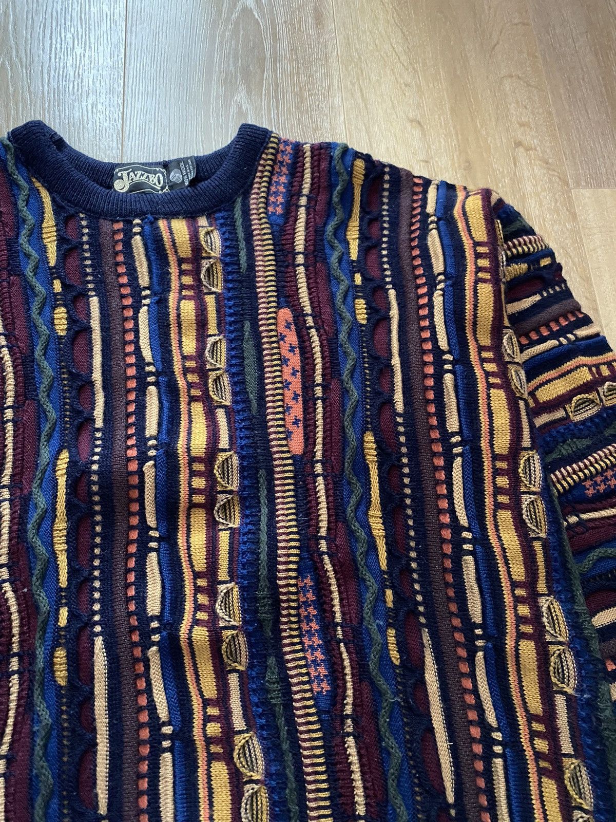 Coogi Vintage 90’s Coogi Style Knit Sweater Size US XL / EU 56 / 4 - 4 Thumbnail
