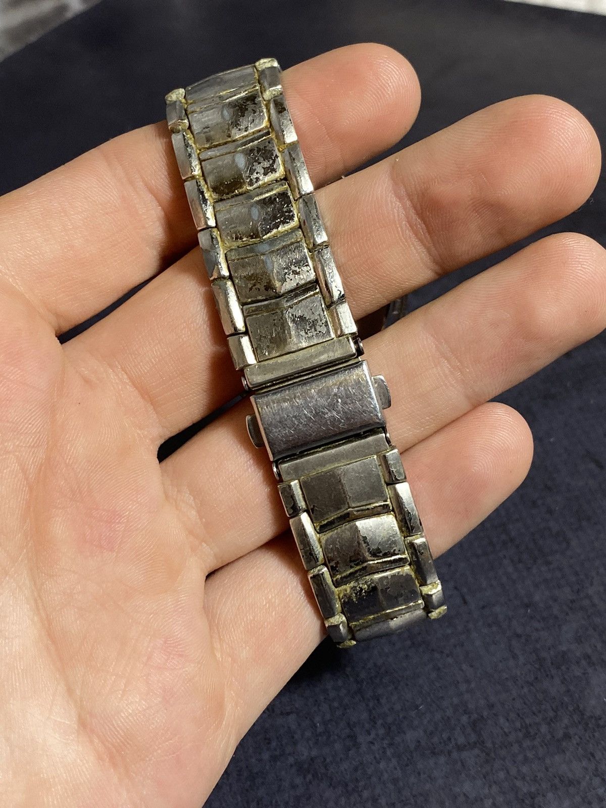 Vintage OMAX Gold Dial Quartz Watch - Vintage Style Size ONE SIZE - 6 Thumbnail