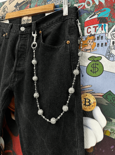 Other Starchain White Planet Wallet Chain Size ONE SIZE - 1 Preview