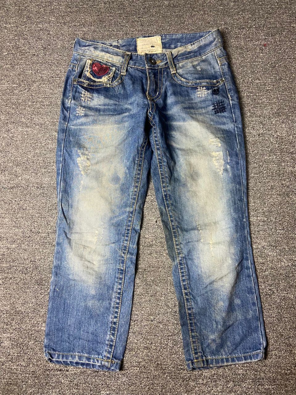 Japanese Brand Vintage Lolita Jeans Light Wash Denim (151) Size US 30 / EU 46 - 1 Thumbnail