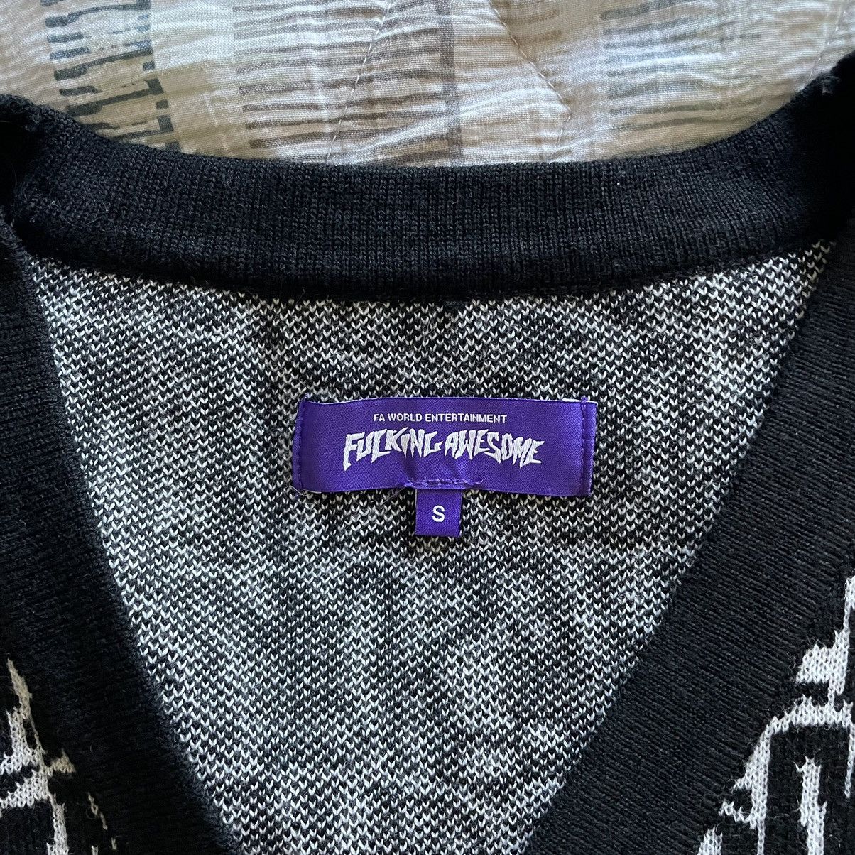 Acid Hairy Cardigan – Fucking Awesome