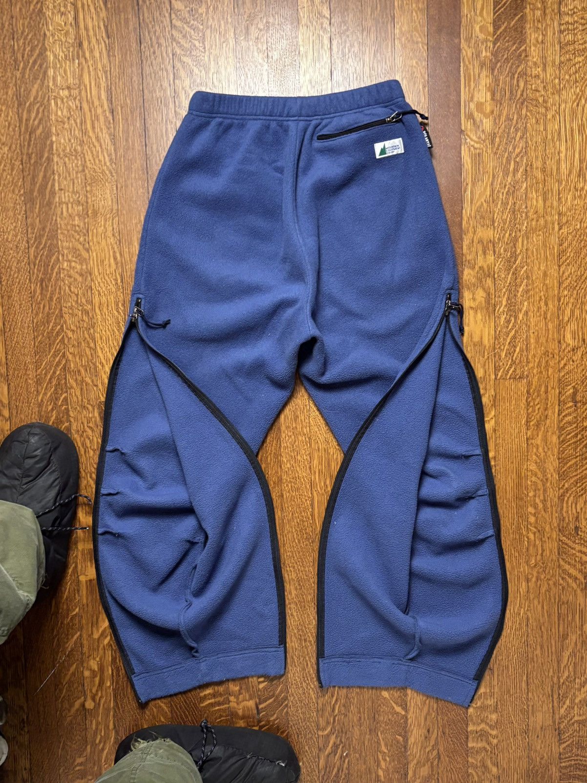 Mountain Equipment × Mountain Equipment Company × Vintage 1990s MEC Pants Vintage Fleece Thermal Zip Co-op Patagonia Size US 32 / EU 48 - 2 Thumbnail