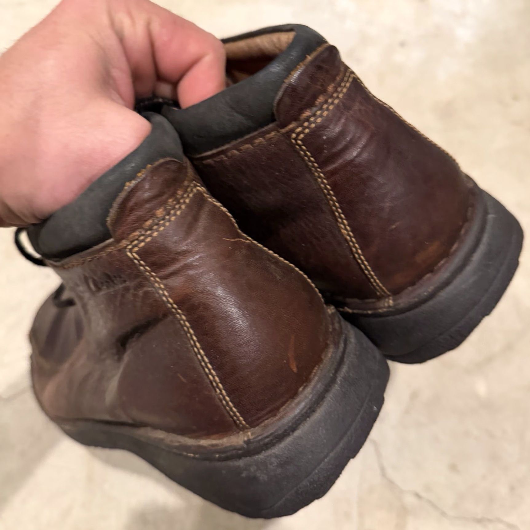 Clarks Clarks Active Air Boot Mens 11.5M Chukka Ankle Leather Brown Mid Toe Shoes Size US 12 / EU 45 - 7 Thumbnail
