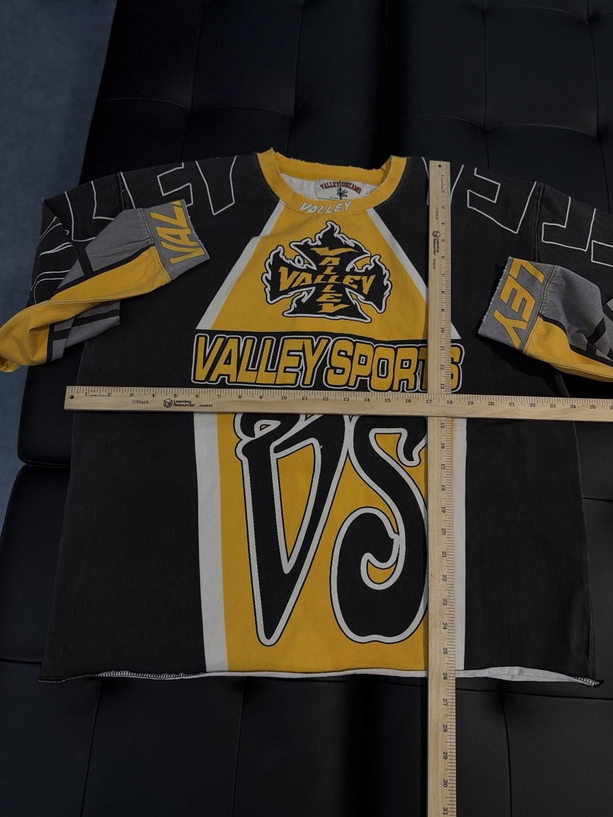 Vale Vale Forever Multicolored Long Sleeve Tee Black Yellow (L) Size US L / EU 52-54 / 3 - 8 Thumbnail