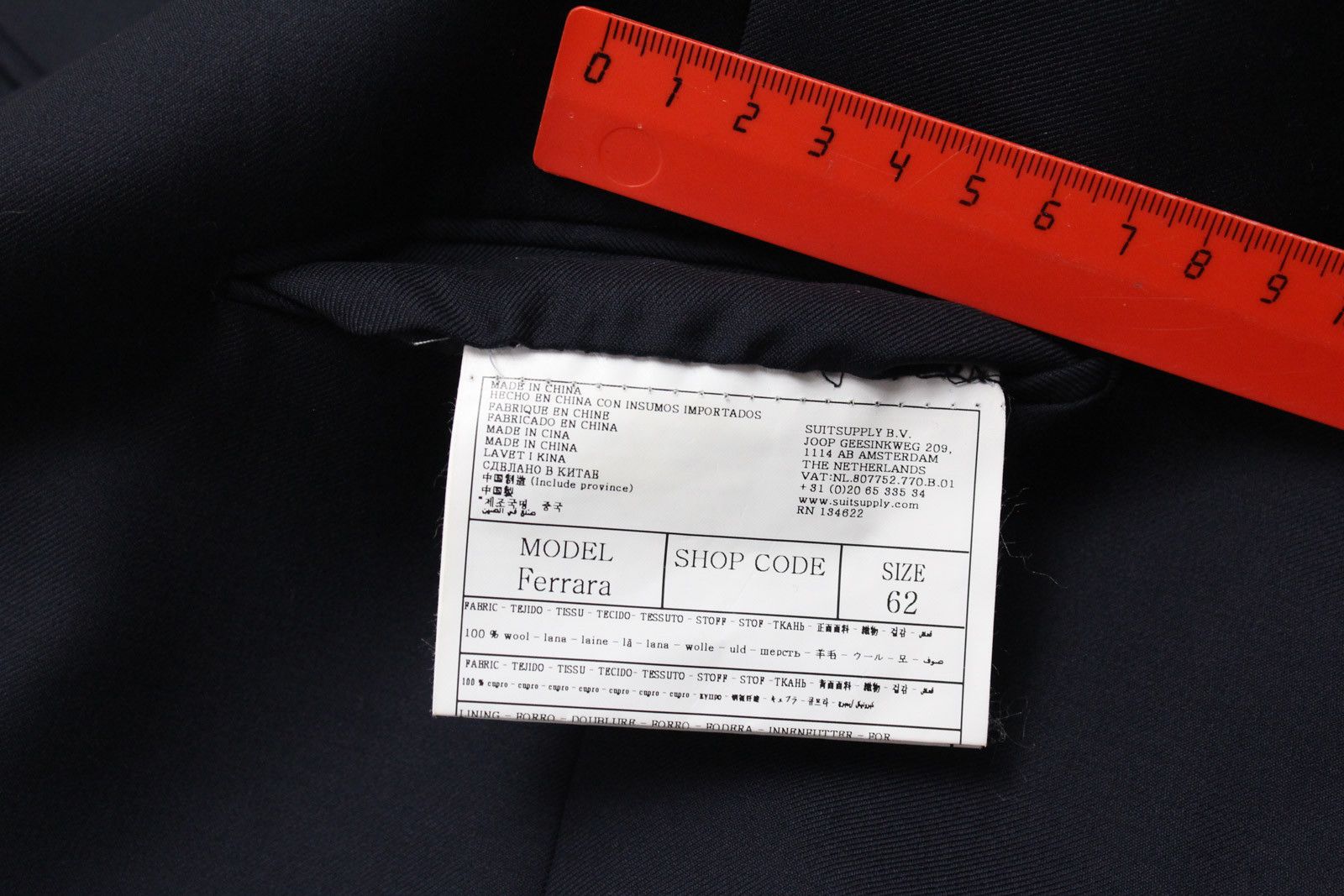 Suitsupply SUITSUPPLY Havana FL / Ferrara / Brescia Suit Men's UK 52 Size 52R - 11 Thumbnail