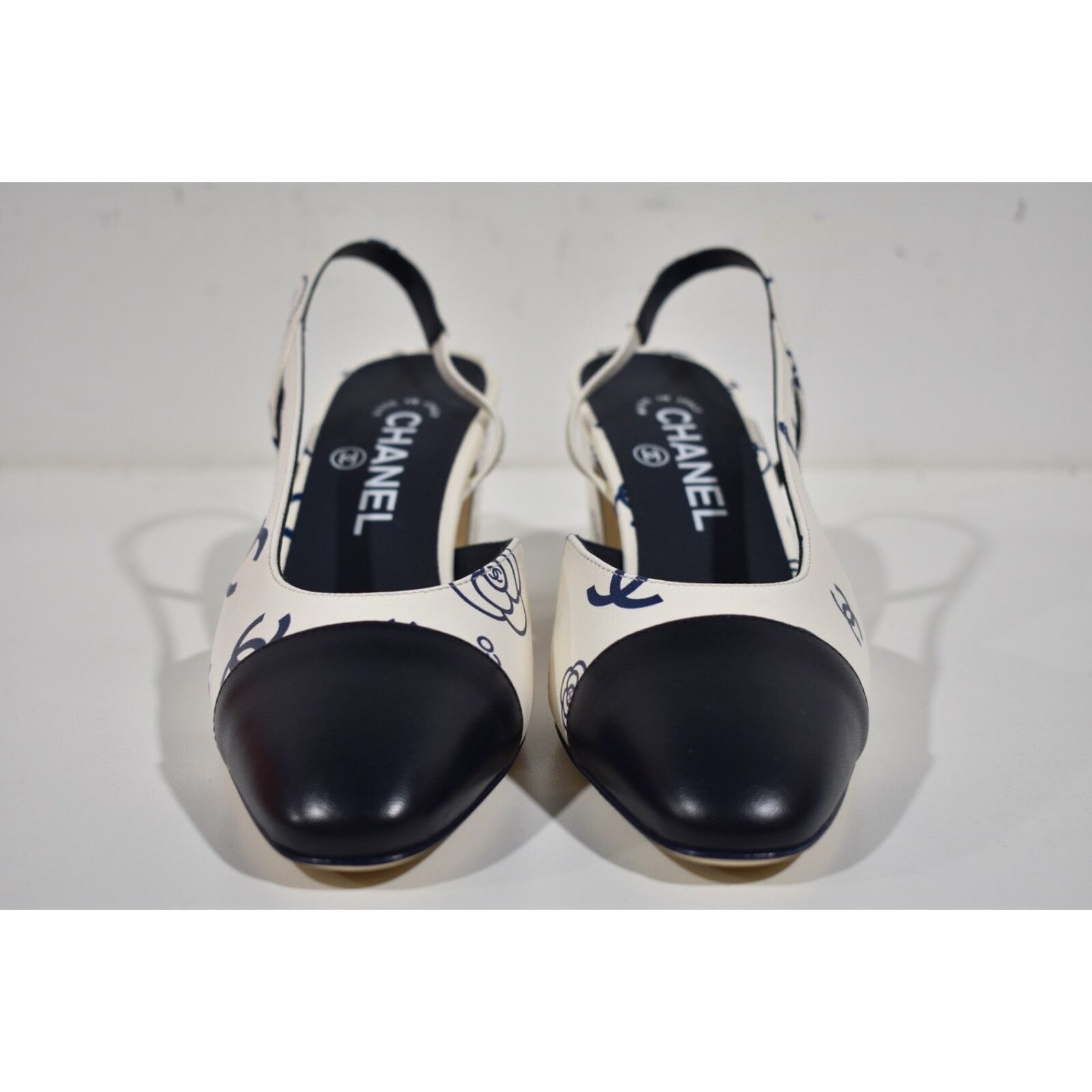 Chanel 23P Mademoiselle Coco Sling CC Logo Slingback Sandal Heel 40 Size US 10 / IT 40 - 5 Thumbnail