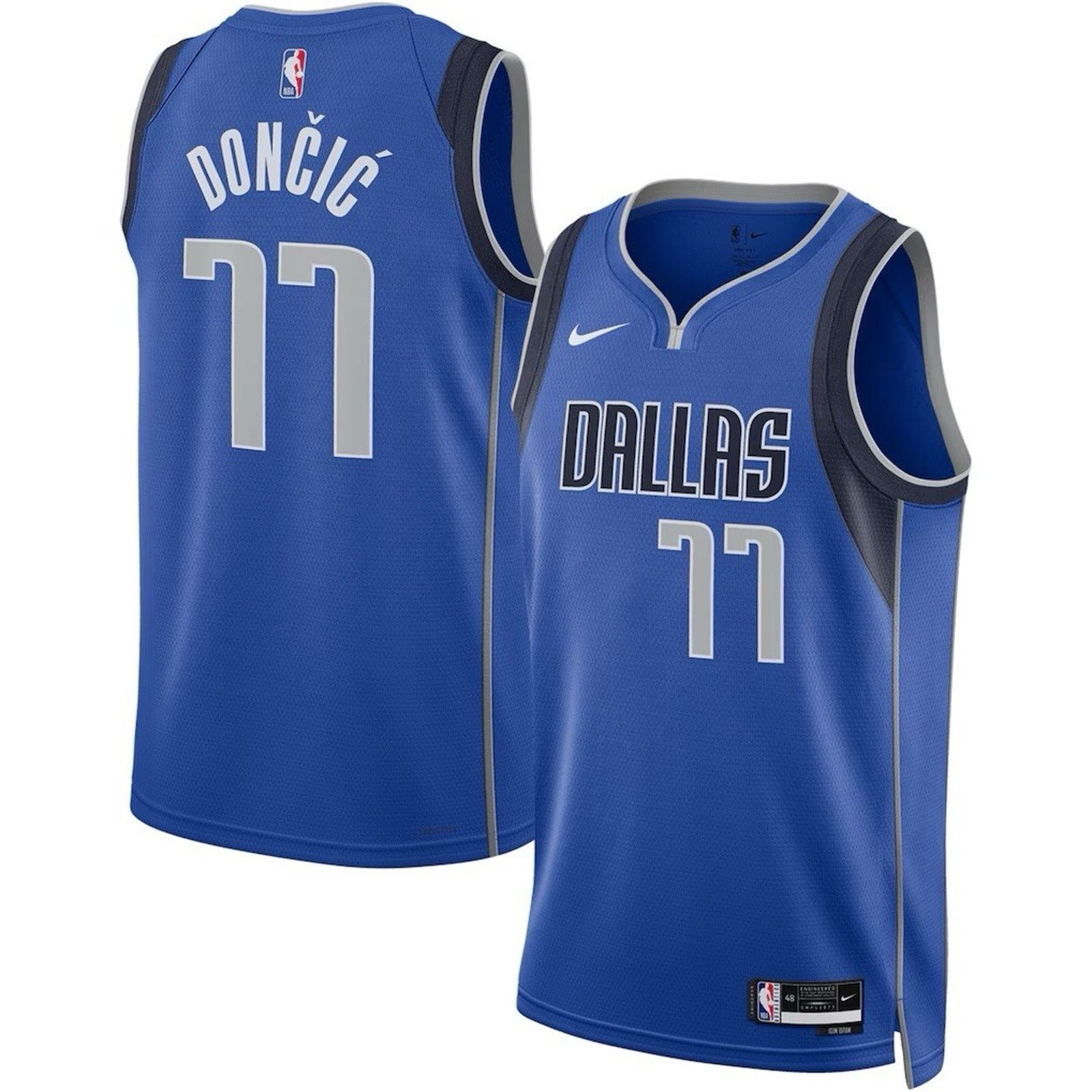 Nike Nike Dallas Mavericks Luka Doncic Swingman Jersey Size US XL / EU 56 / 4 - 1 Thumbnail