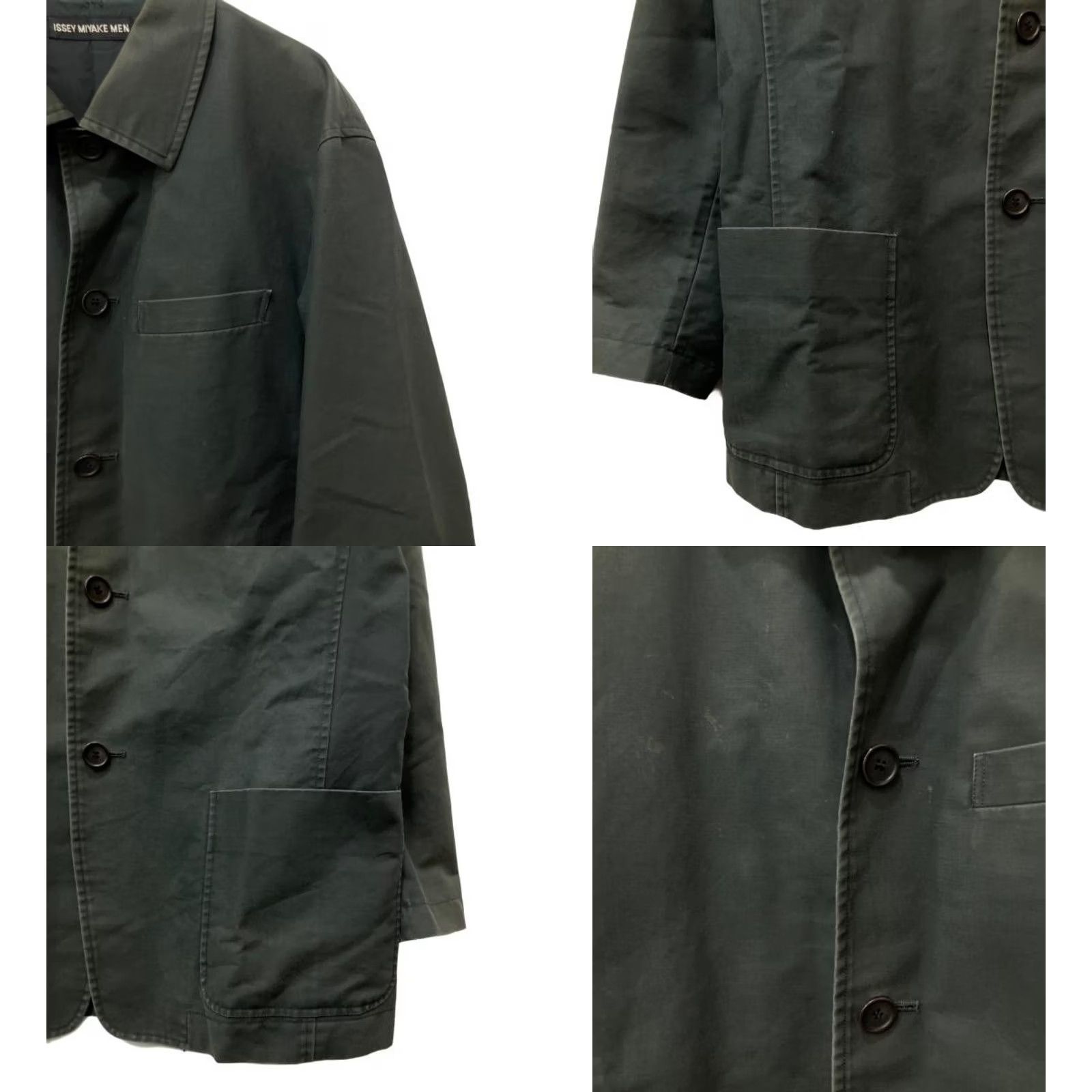 Issey Miyake ISSEY MIYAKE Jacket Long Sleeve Men Black Cotton Size L Used Jacket Mens Black Cotton L ISSEY MIYAKE Size US L / EU 52-54 / 3 - 8 Thumbnail