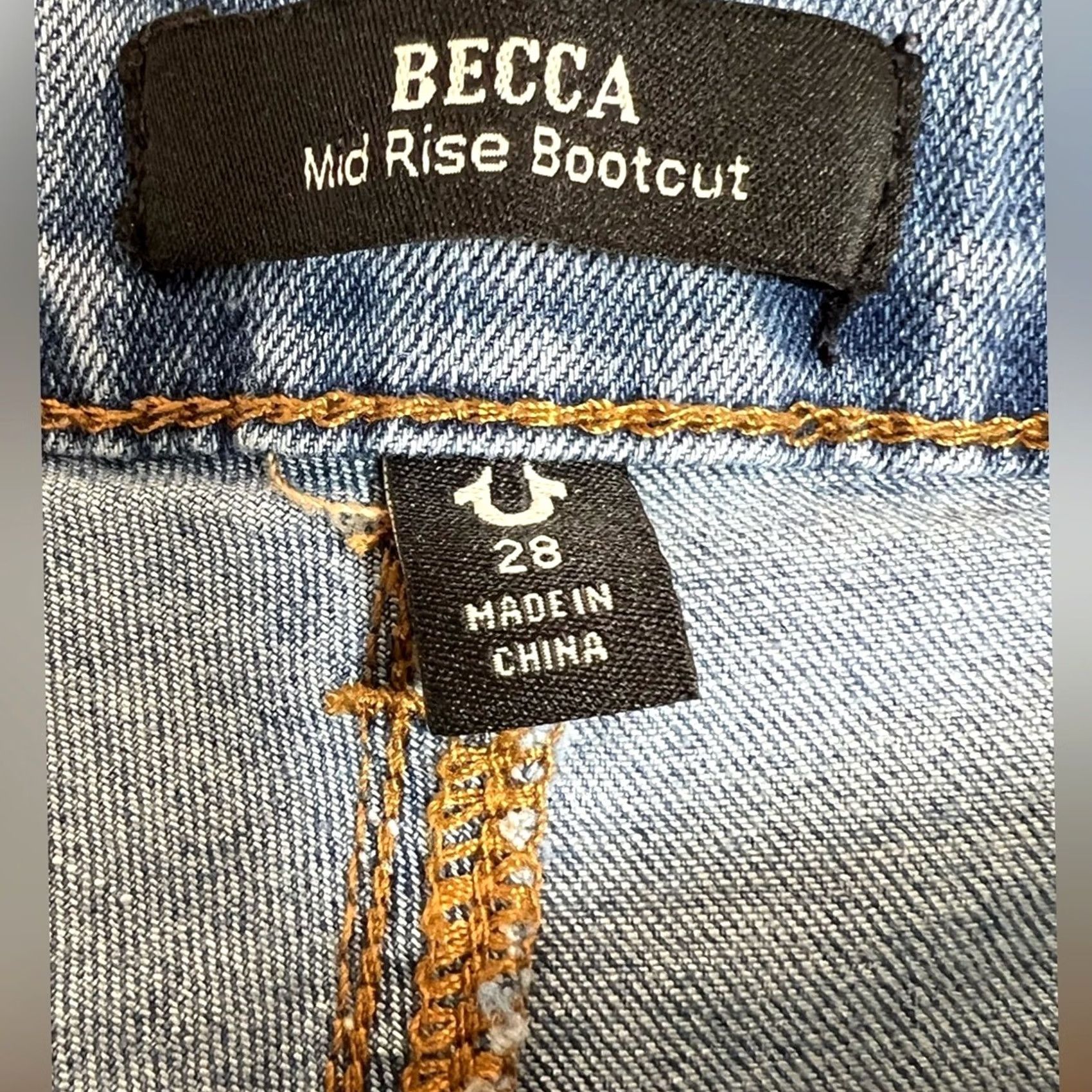 True Religion True Religion Jeans Women Becca Mid Rise Bootcut Size 28 Blue Regular 28 Women Bootscut? Size 28" / US 6 / IT 42 - 7 Thumbnail