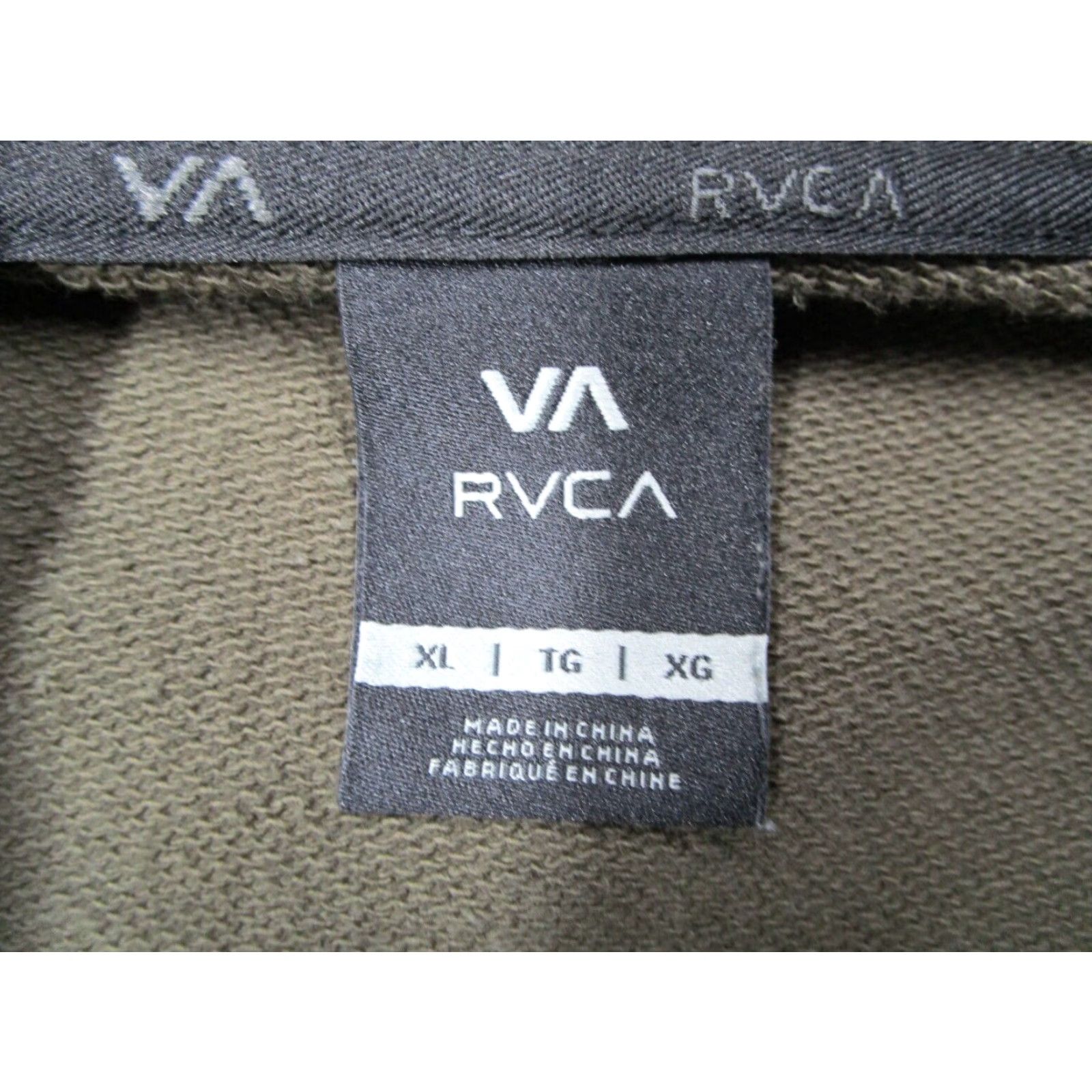 RVCA RVCA Jacket Men's XL Green Full Zip Bomber Casual Skate Workwear Size US XL / EU 56 / 4 - 3 Thumbnail