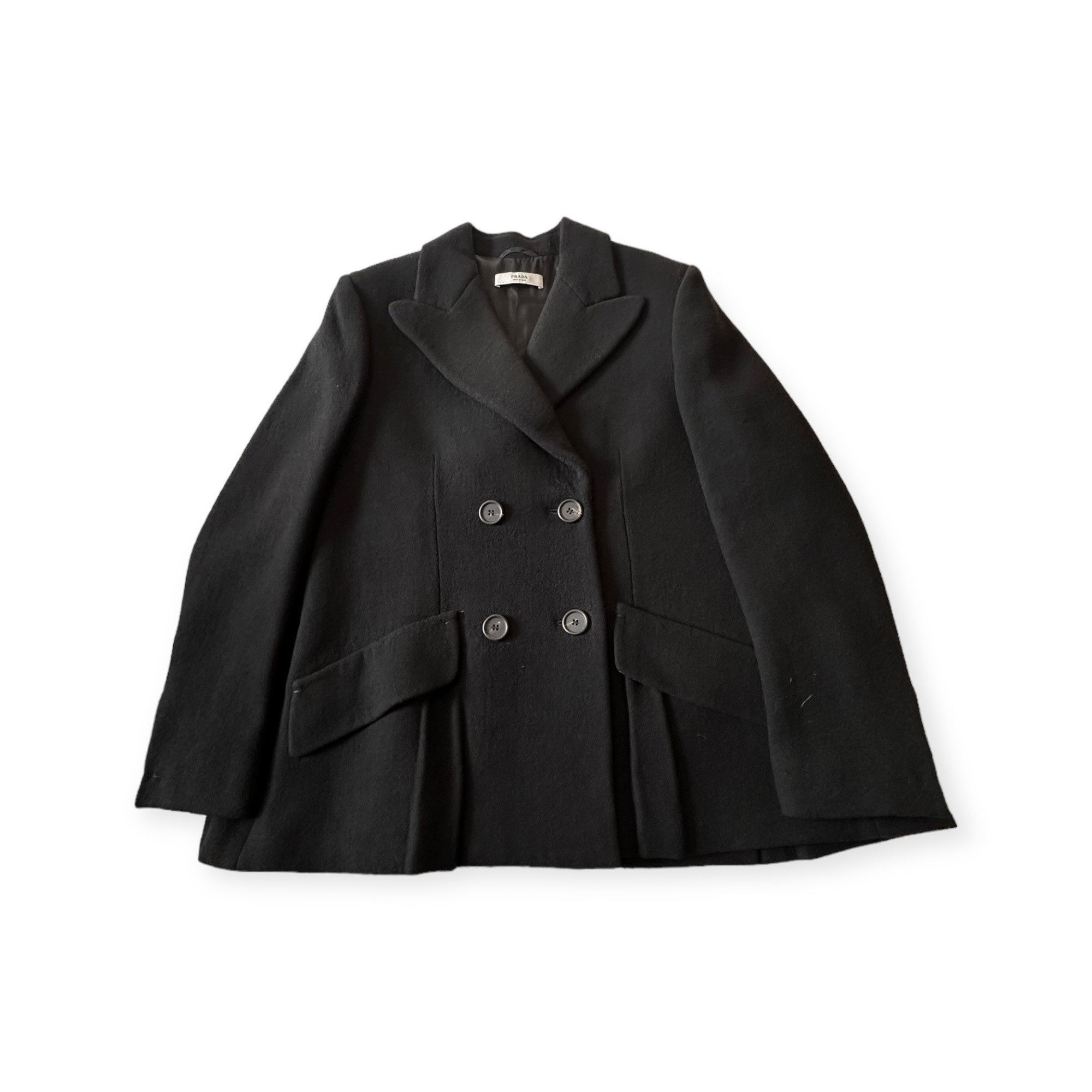 Prada Prada Archival F/W 2009 Runway Look 14 Double-Breasted Wool Size M / US 6-8 / IT 42-44 - 7 Thumbnail
