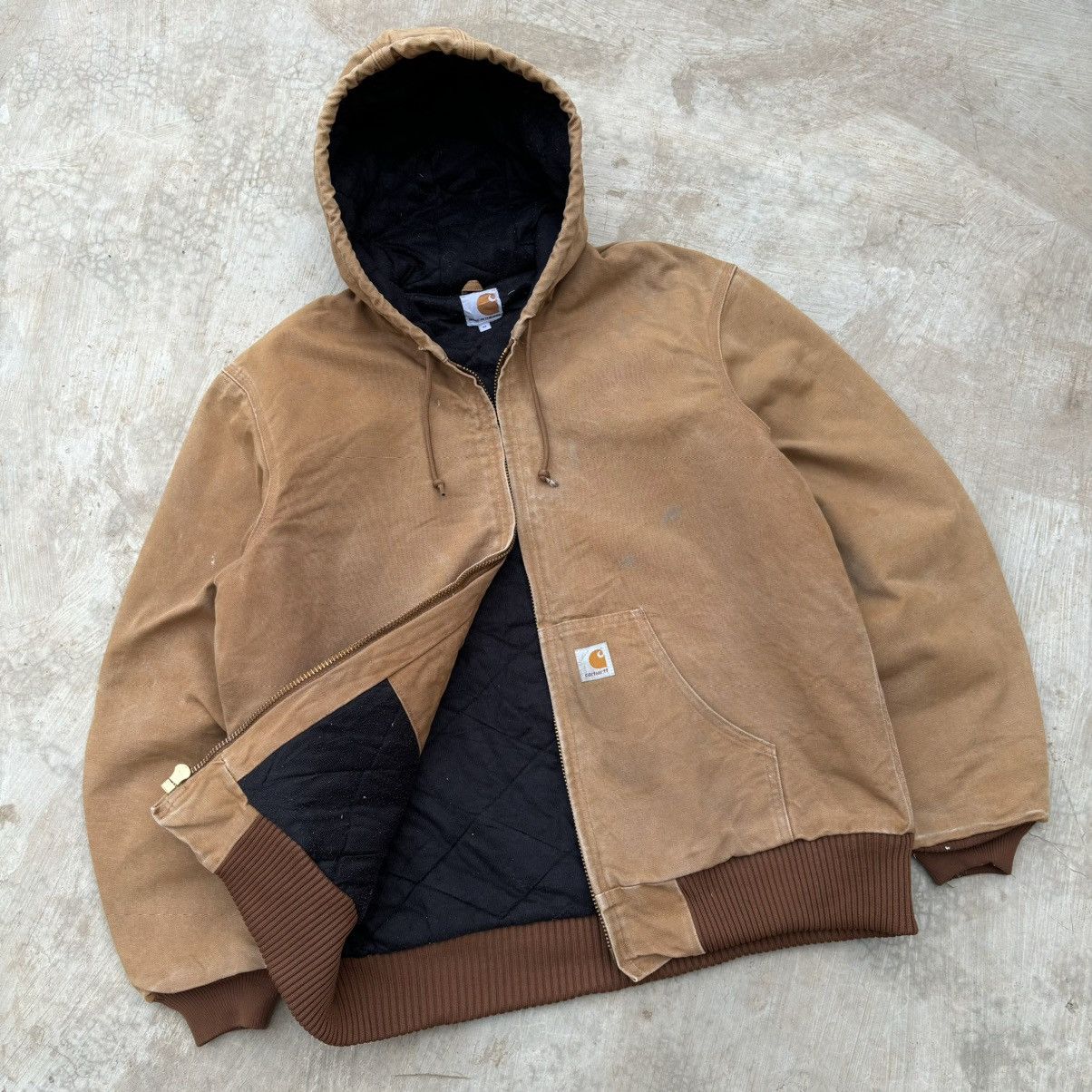Carhartt Crazy Vintage SunFaded Carhartt Active Hood Jacket Size US M / EU 48-50 / 2 - 2 Thumbnail