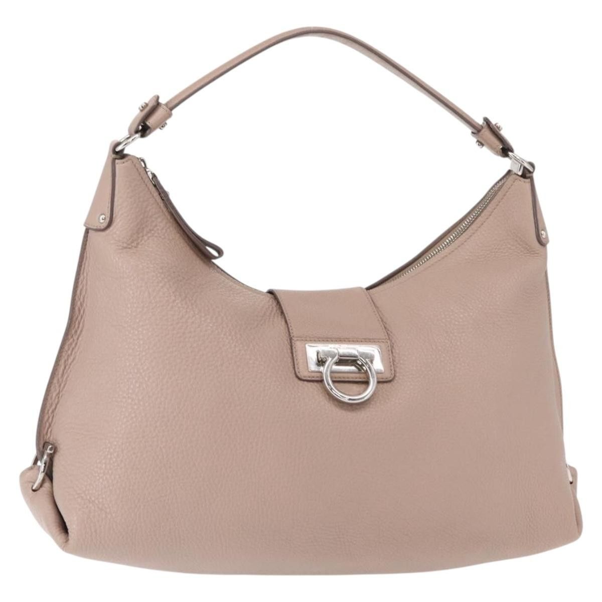 Salvatore Ferragamo Salvatore Ferragamo Fanisa Hobo Leather Size ONE SIZE - 1 Thumbnail