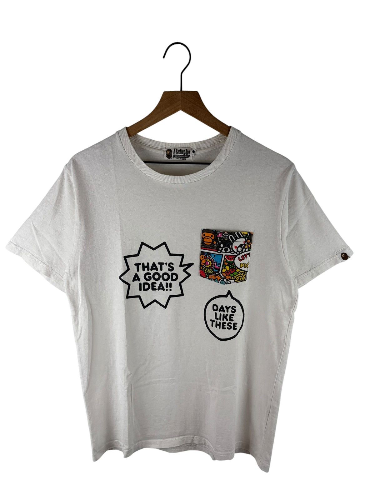 Bape Bape Milo Pocket Tee Size US M / EU 48-50 / 2 - 1 Thumbnail