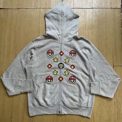 BAPE Monogram Full Zip Hoodie White Men's - FW18 - US