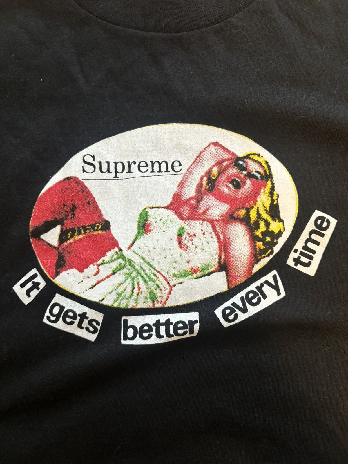 Supreme Supreme it gets better every time tee Size US M / EU 48-50 / 2 - 2 Thumbnail