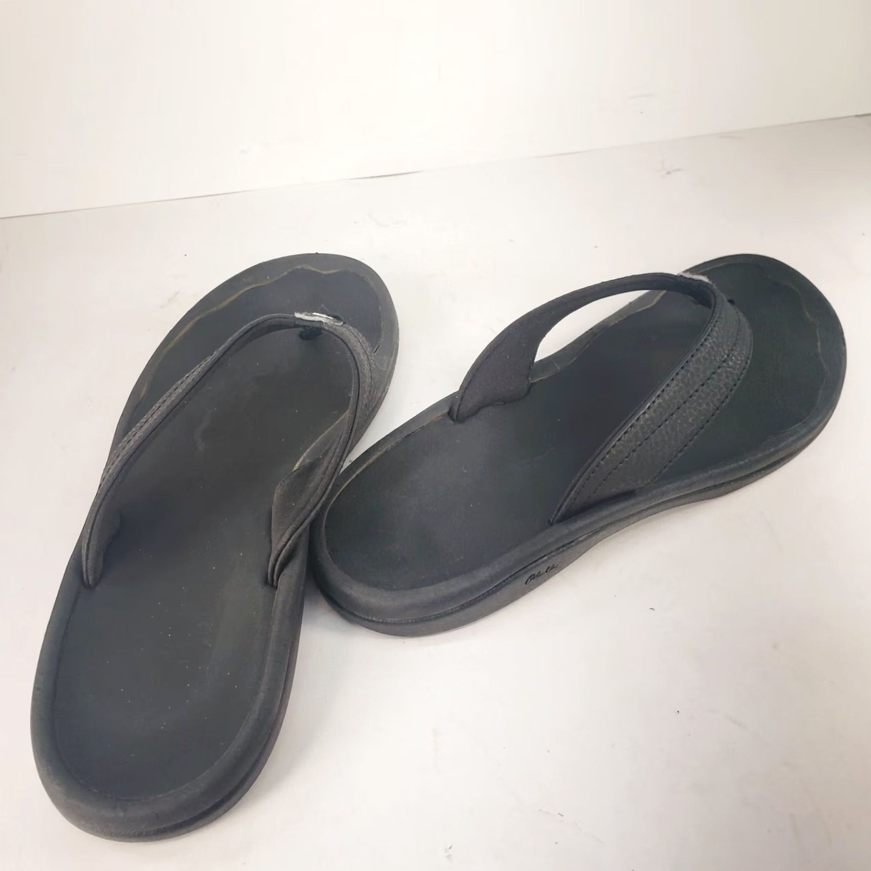 Olukai VINTAGE OluKai Women's Sandal Ohana Thong Flip Flop Black Slip On Casual Beach 8 US 38 EU Women Mens? Size US 8 / IT 38 - 4 Thumbnail