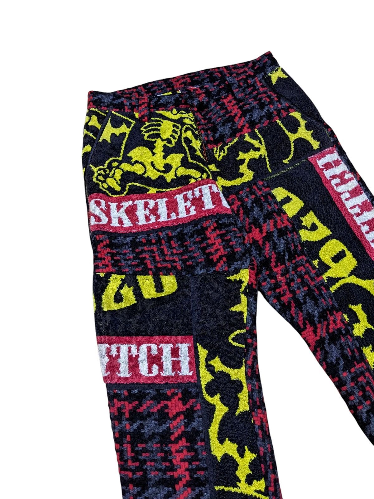 Disney Disney Skeleton Stitch Patchwork Pant Size US 30 / EU 46 - 3 Thumbnail