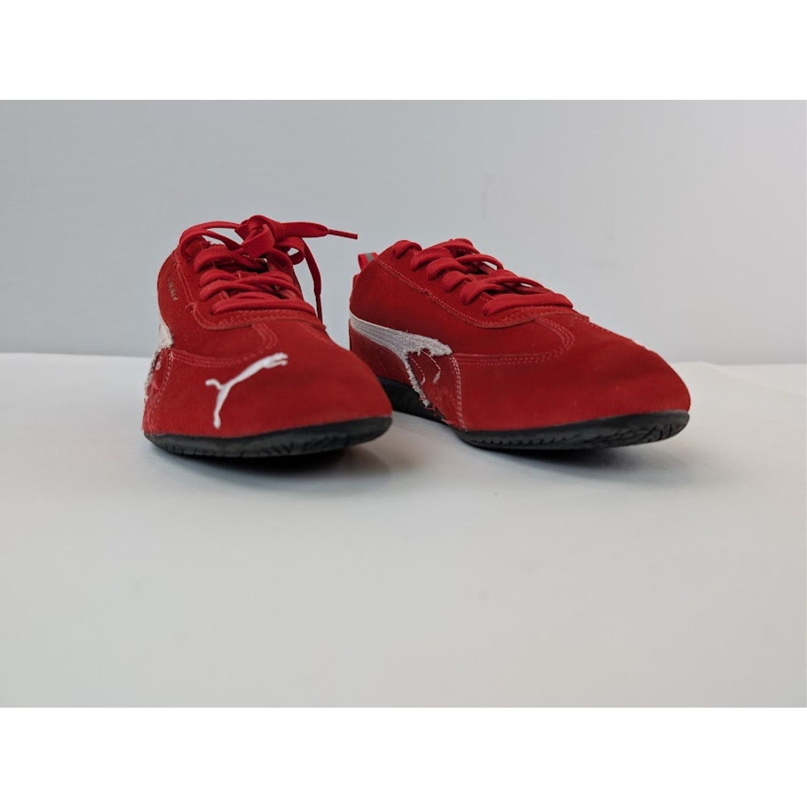 Balenciaga × Puma o1rshd1 Q:2 / Speedcat Destroyed Low Top Sneaker in Red Size US 12 / EU 45 - 5 Thumbnail