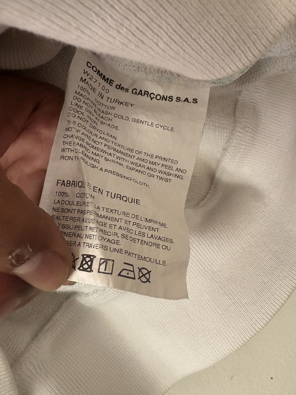 Comme des Garcons SHIRT CDG shirt comic zip up Size US XL / EU 56 / 4 - 4 Thumbnail