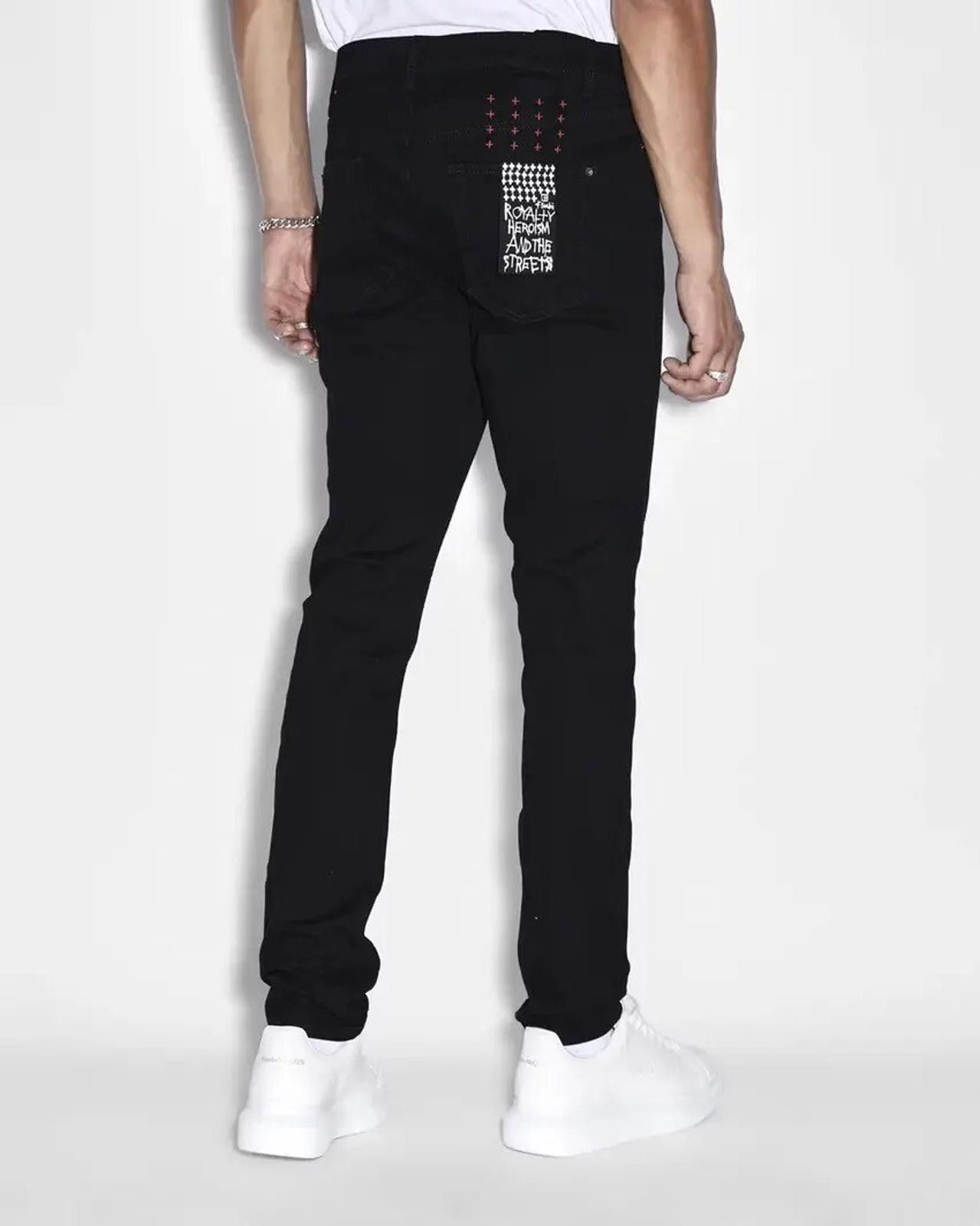 brand new Ksubi chitch laid black red Jean jeans denim 30