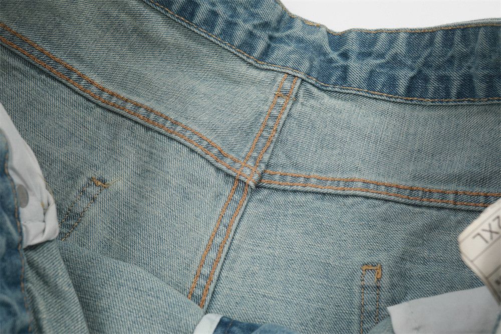 Japanese Brand × Jean Men's loose casual straight washed distressed jeans Size US 32 / EU 48 - 3 Thumbnail