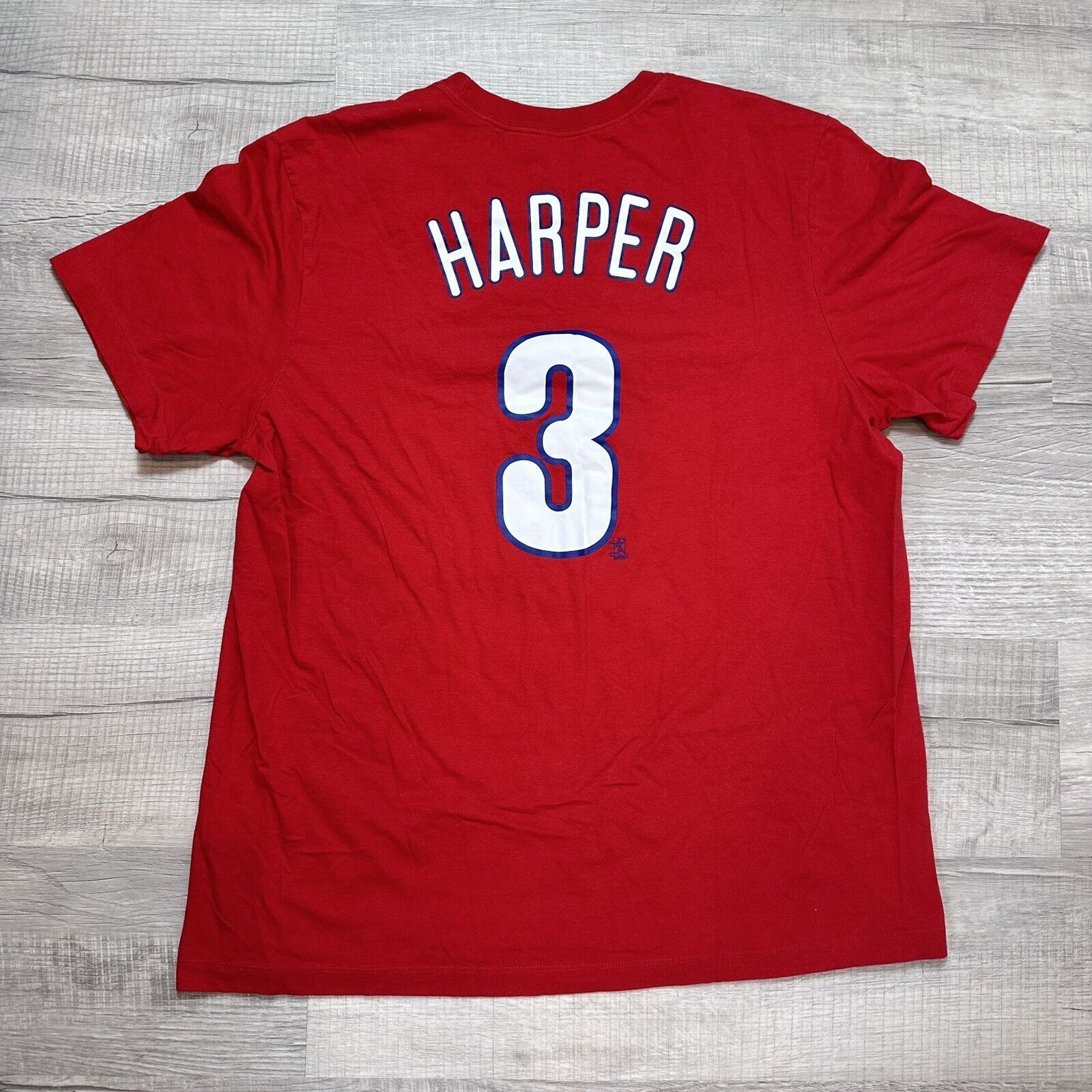 MLB × Nike Nike Philadelphia Phillies Shirt Men's Home Bryce Harper #3 Size US XL / EU 56 / 4 - 8 Thumbnail