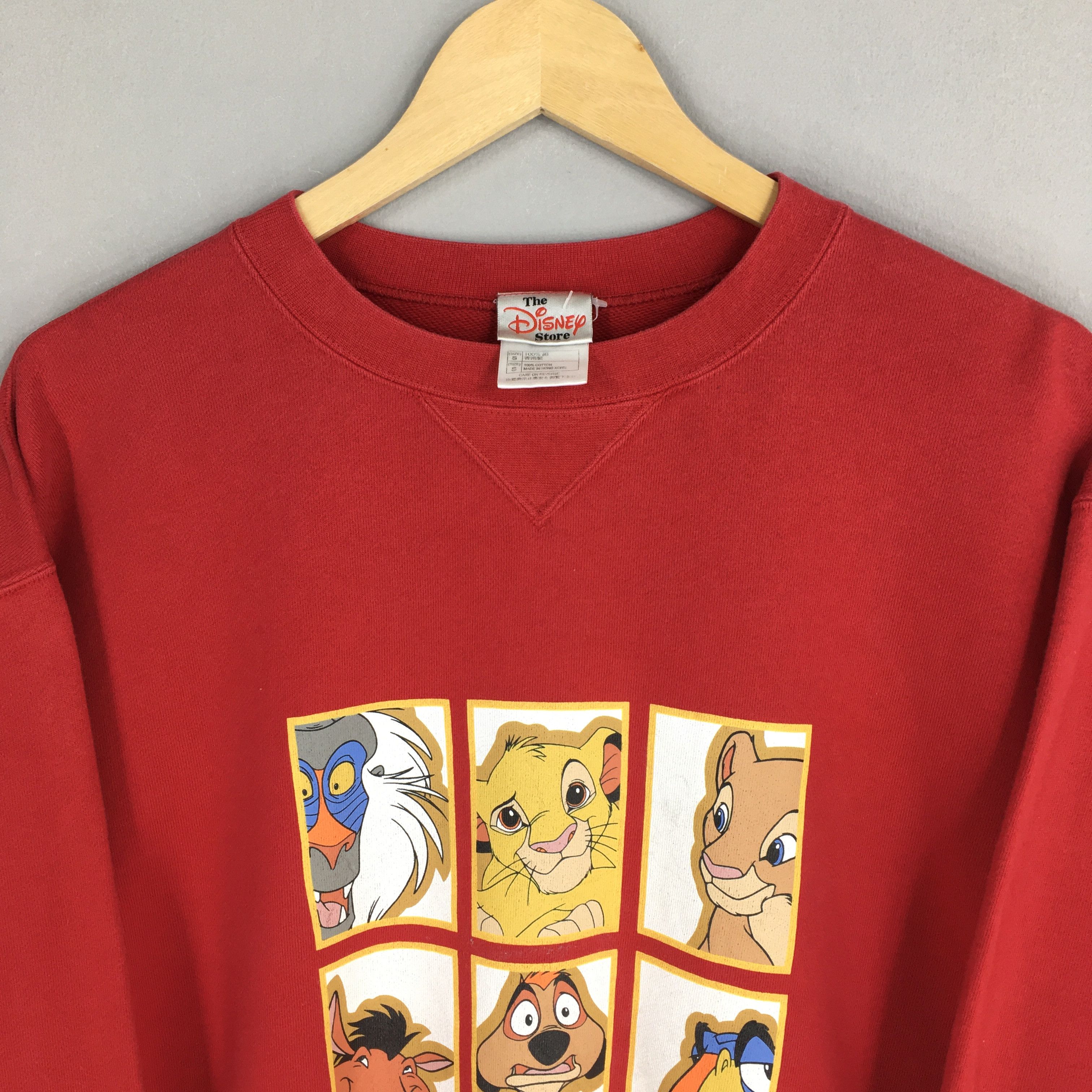 Disney Vintage The Lion King Disney Red Sweater Small Size US S / EU 44-46 / 1 - 2 Thumbnail