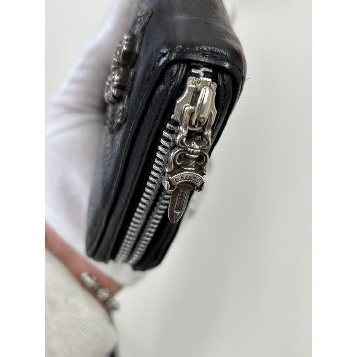 Chrome Hearts CH Rec F Zip Wallet Filigree Plus Size ONE SIZE - 5 Thumbnail