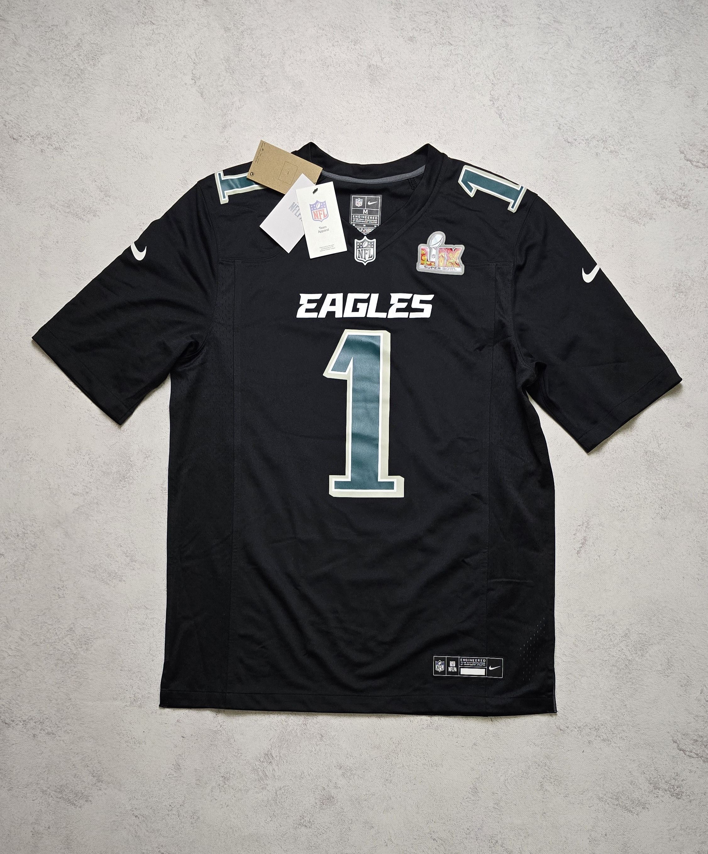 Nike Jalen Hurts #1 Eagles Nike Super Bowl LIX Champions Jersey Size US M / EU 48-50 / 2 - 1 Thumbnail