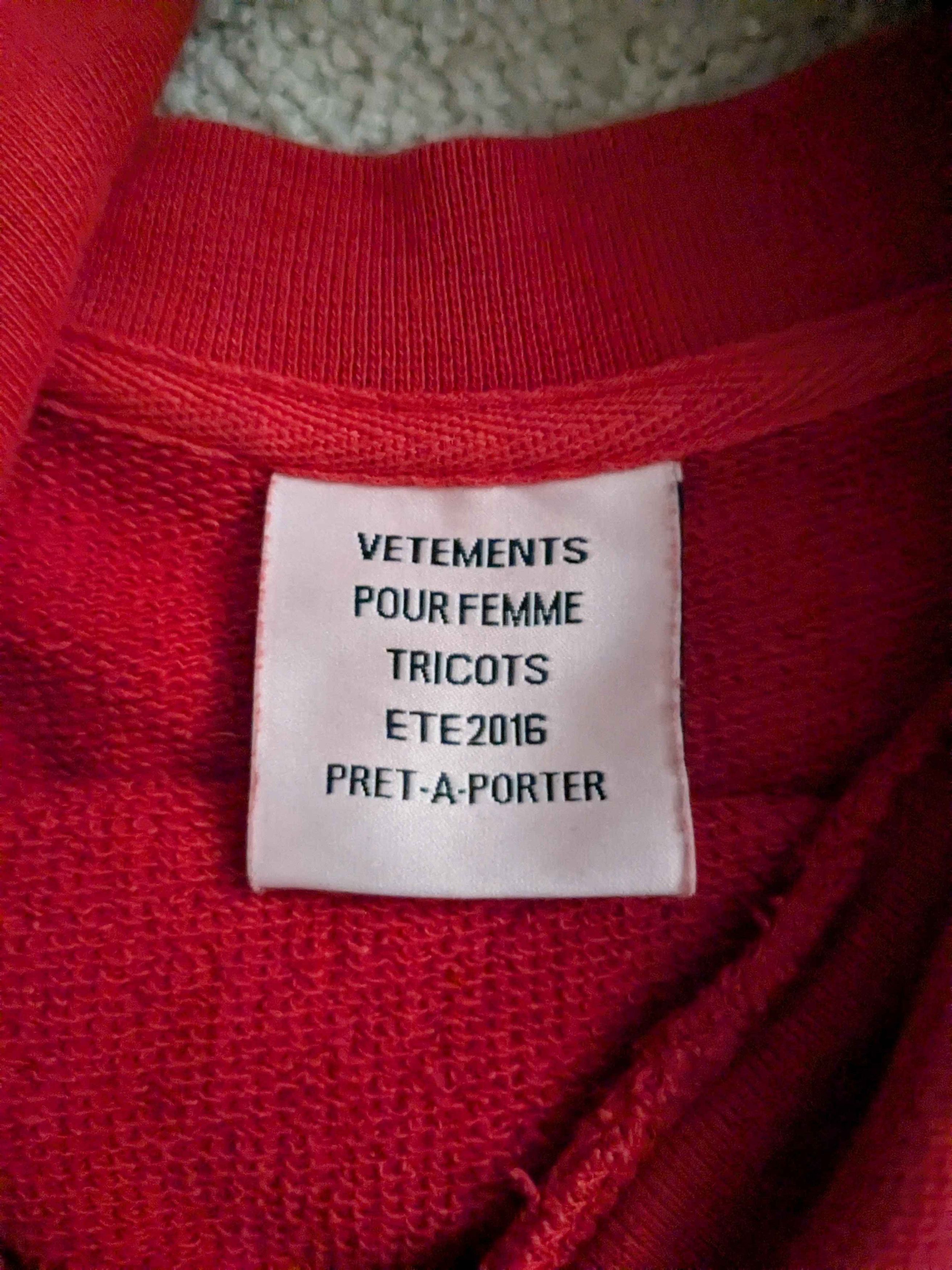 Vetements 1/50 Vetements SS16 Reversible Hoodie Size US M / EU 48-50 / 2 - 4 Thumbnail