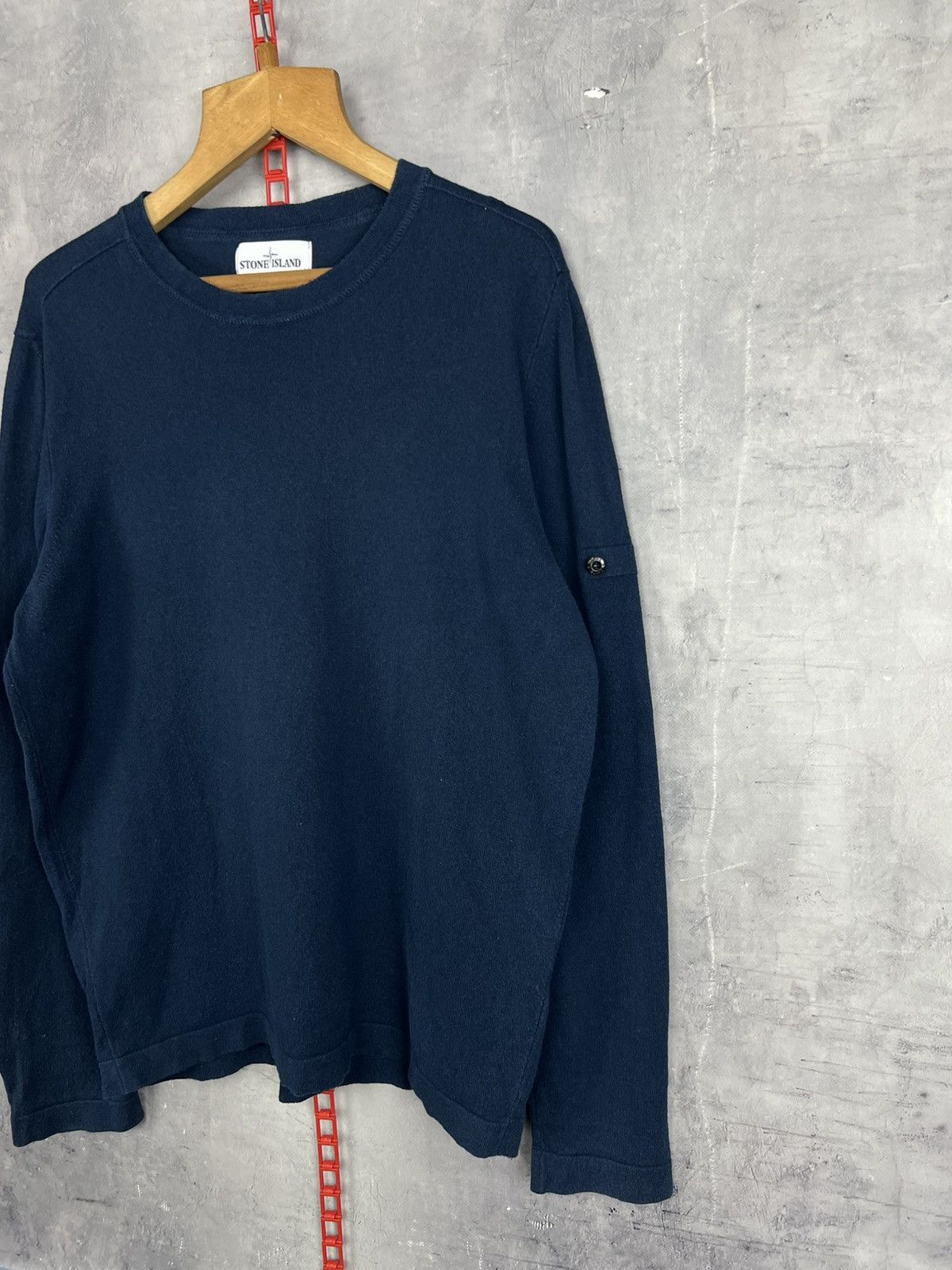Stone Island Stone Island Men’s Long Sleeve Navy Size L Size US L / EU 52-54 / 3 - 4 Thumbnail