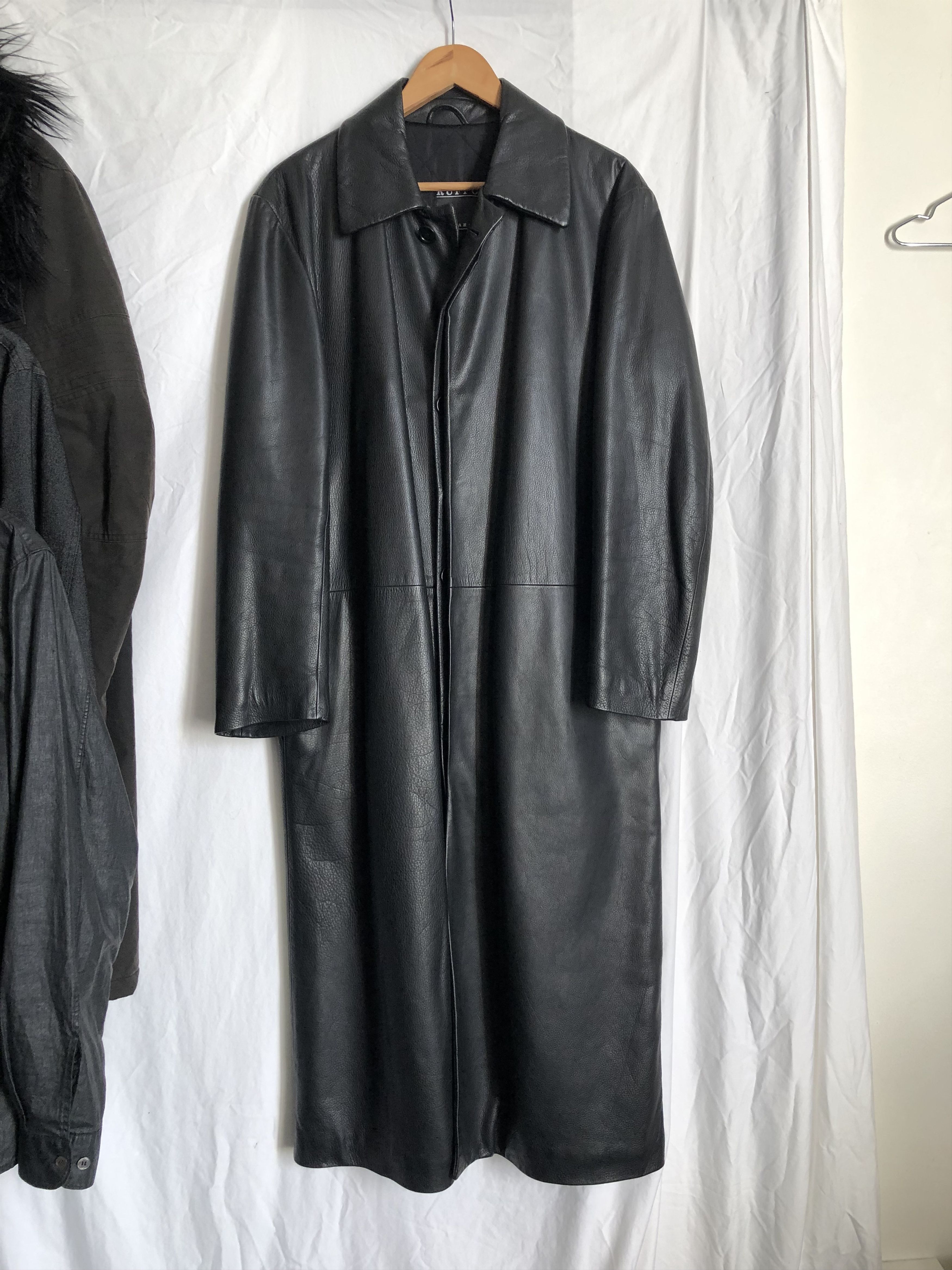 Raf Simons 1999 leather overcoat Size US M / EU 48-50 / 2 - 1 Thumbnail