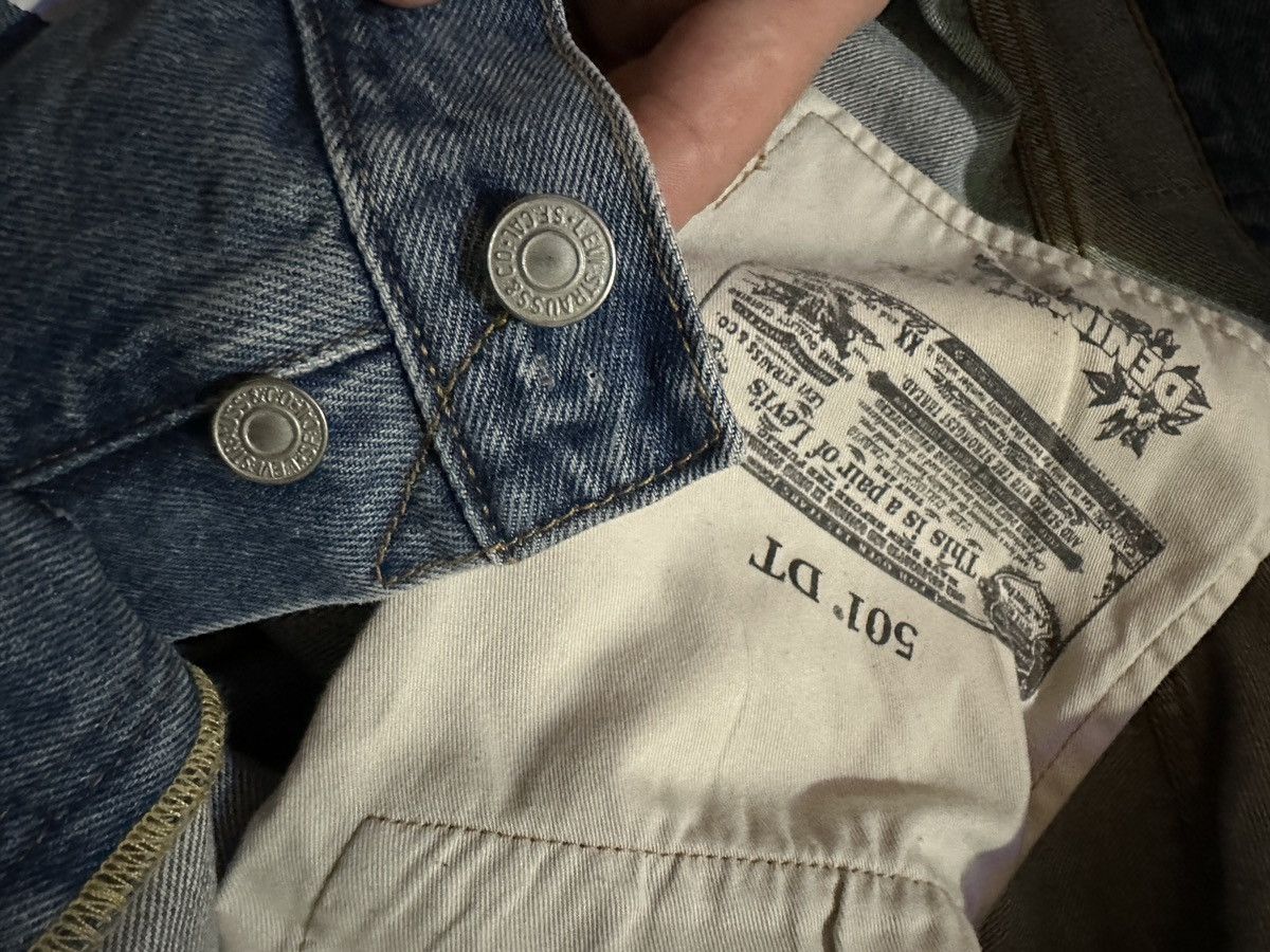 DENIM TEARS × Levi's DENIM TEARS X LEVIS THE COTTON WREATH JEAN LIGHT WASH Size US 34 / EU 50 - 6 Thumbnail