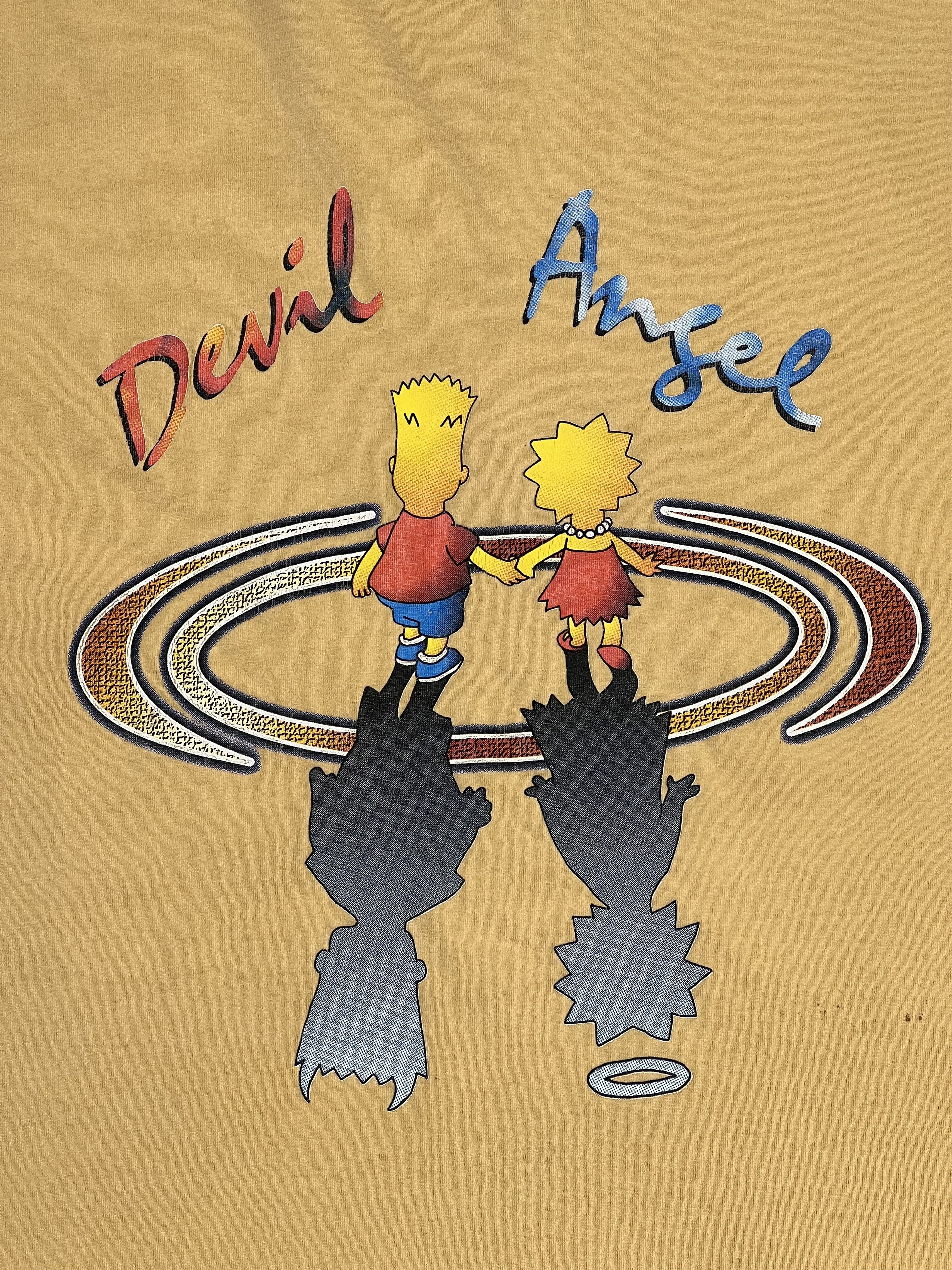 Cartoon Network × Vintage Vintage The Simpsons T-Shirt Devil & Angel Size US M / EU 48-50 / 2 - 4 Thumbnail