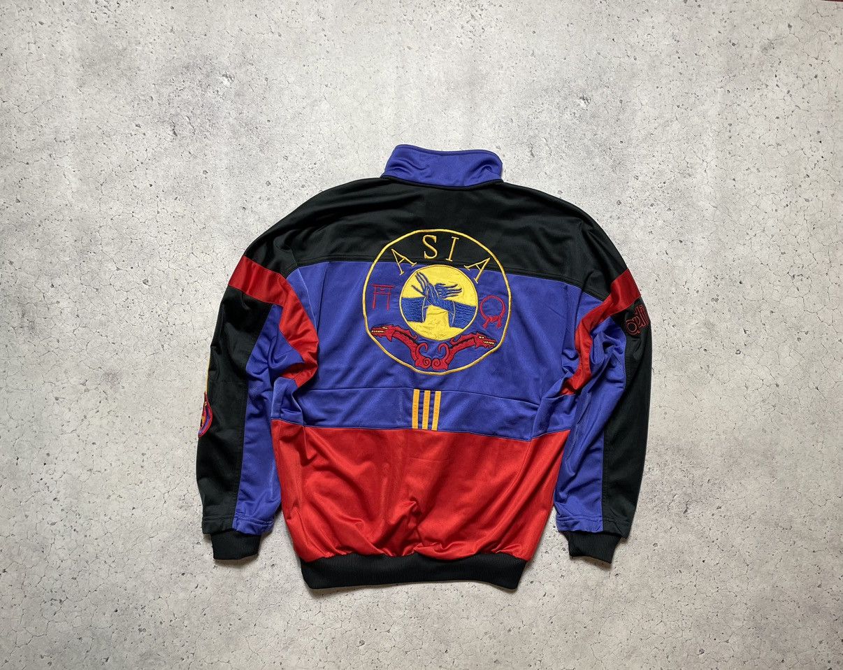 Adidas Vintage 90s Tracksuit Adidas Asia Big Logo Pants And Jacket Size US M / EU 48-50 / 2 - 4 Thumbnail