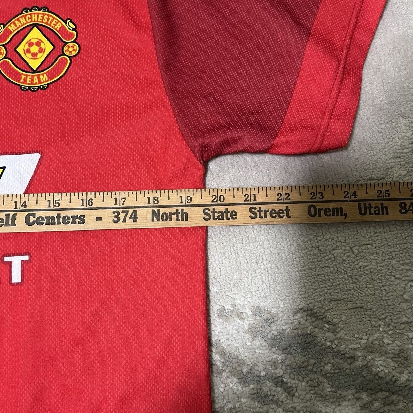 Adidas Manchester United Football Jersey Men Sz S Red Pogba #6 Size US S / EU 44-46 / 1 - 4 Thumbnail