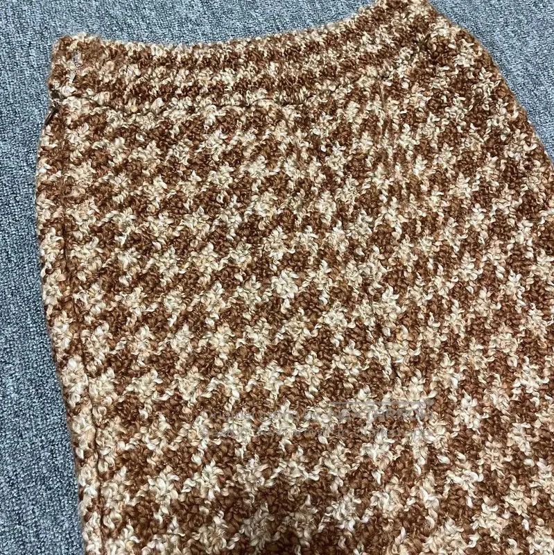 Miu Miu Miu Miu Brown Wool Midi Skirt for Women . Size 28" / US 6 / IT 42 - 3 Thumbnail