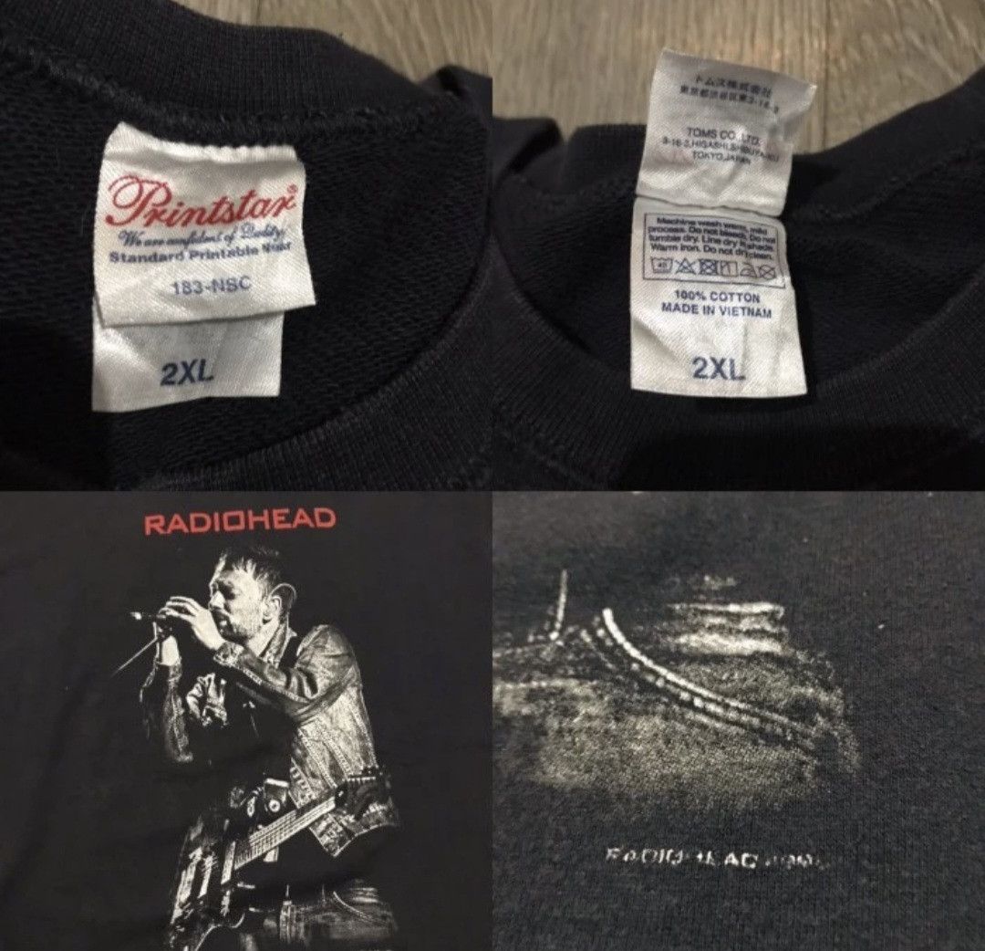 Band Tees × Vintage Vintage Radiohead Sweatshirt Size US XXL / EU 58 / 5 - 3 Thumbnail