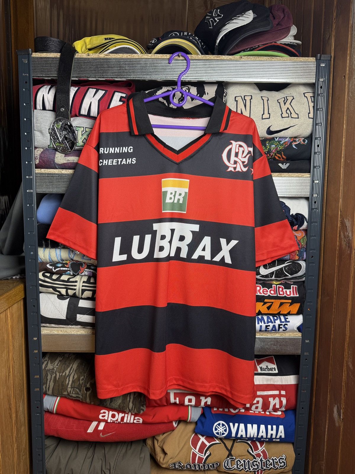 Hypebeast Travis Scott Style Vintage 1999 Flamengo Home Jersey Size US L / EU 52-54 / 3 - 1 Thumbnail