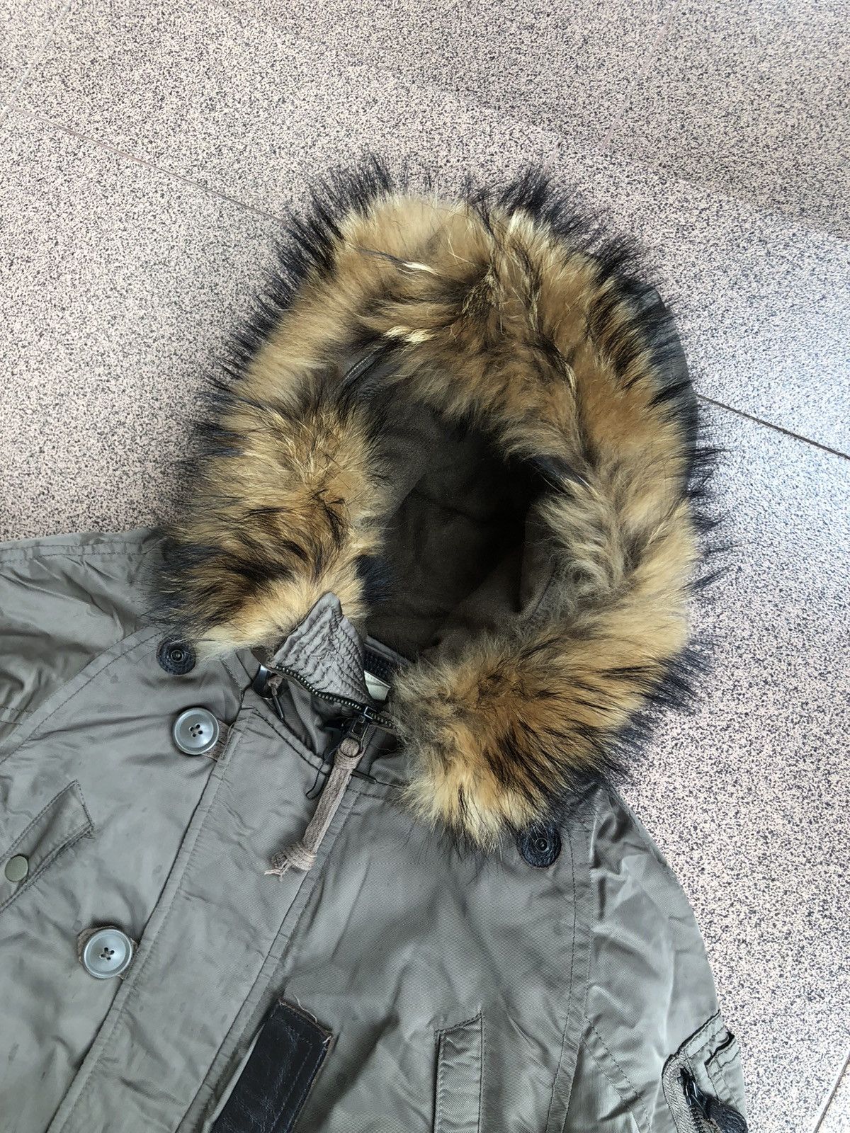 GOA G.O.A Raccoon Fur Military Jacket Gloves Size US M / EU 48-50 / 2 - 3 Thumbnail