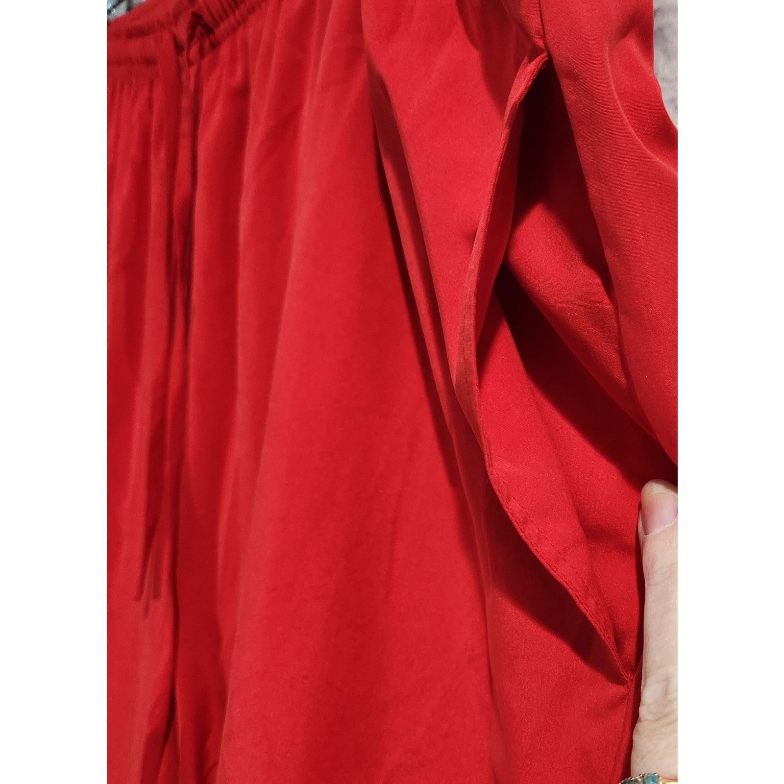 Other Koret Woman Sport Red Drawstring Waist Sweatpants 22W Plus Size 42" / US 20 - 2 Thumbnail