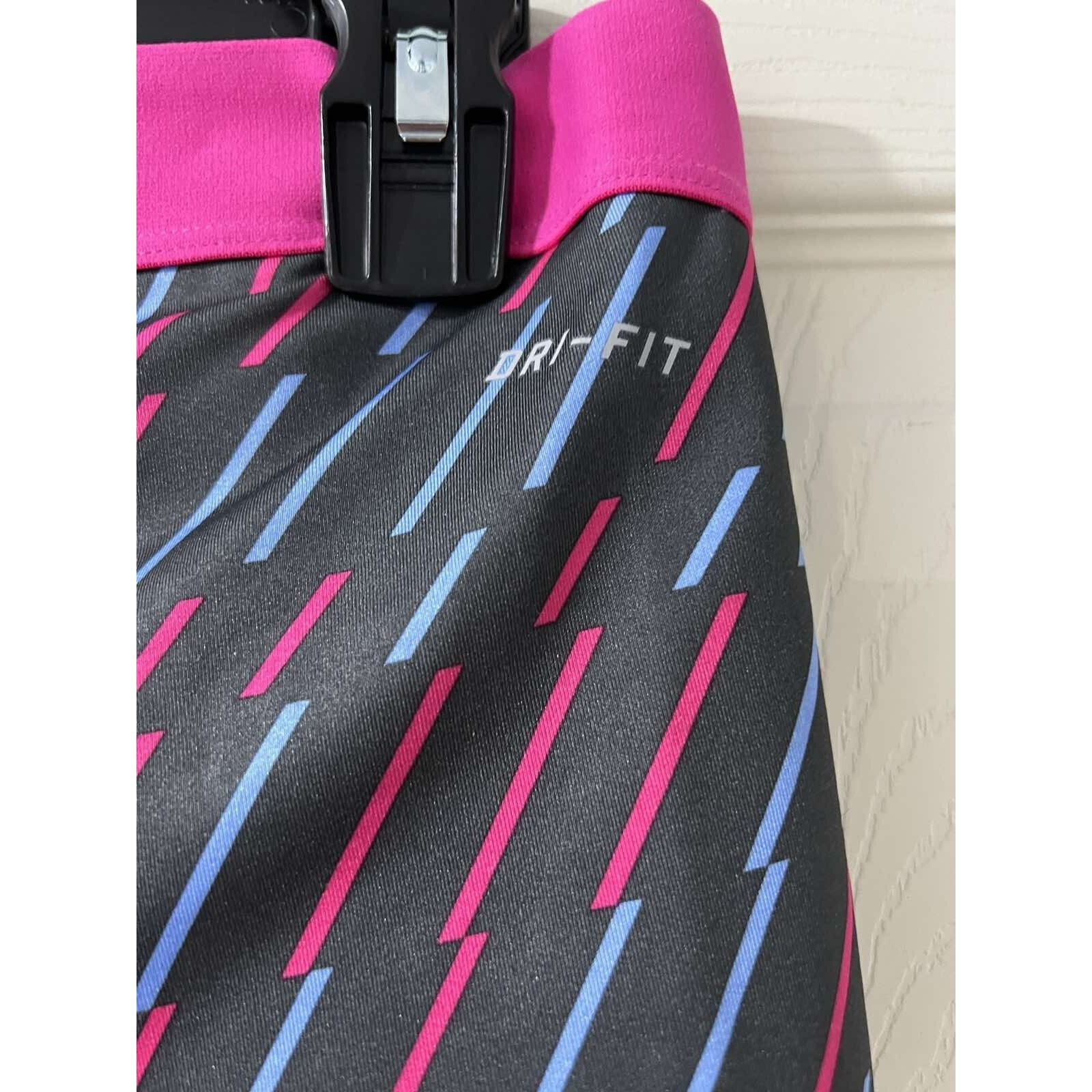 Nike Nike Pro Women Geometric Compression Short Size XL A000506 Size 32" / US 10 / IT 46 - 6 Thumbnail
