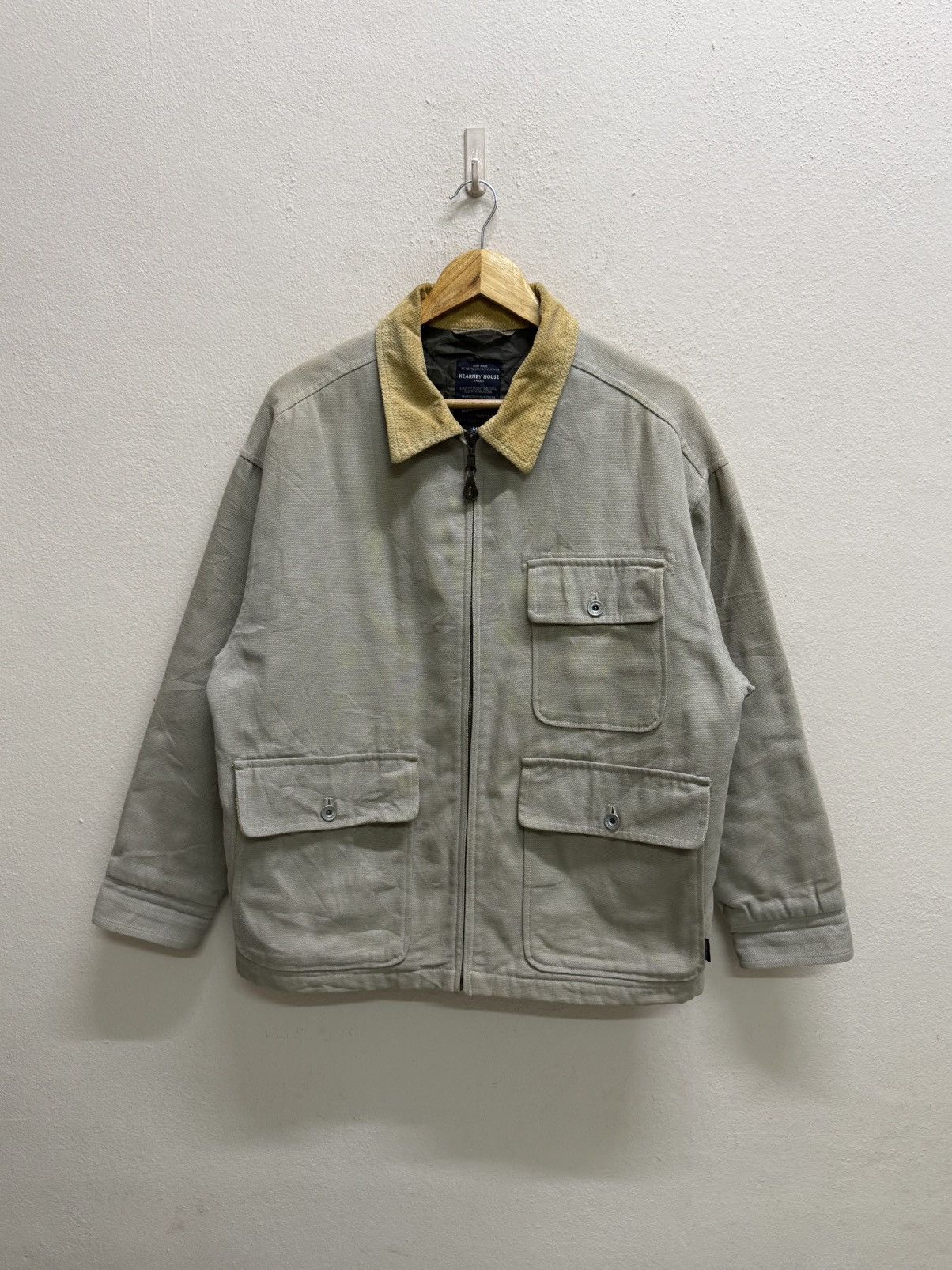 Japanese Brand Vintage KearnyHouse Ultility with cudroy colar worker jacket Size US M / EU 48-50 / 2 - 21 Thumbnail
