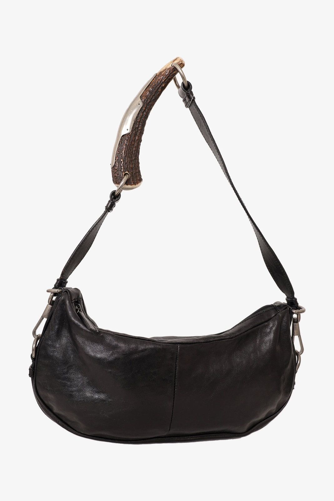 Yves Saint Laurent YVES SAINT LAURENT by Tom Ford BLACK LEATHER MOMBASA BAG Size ONE SIZE - 2 Thumbnail