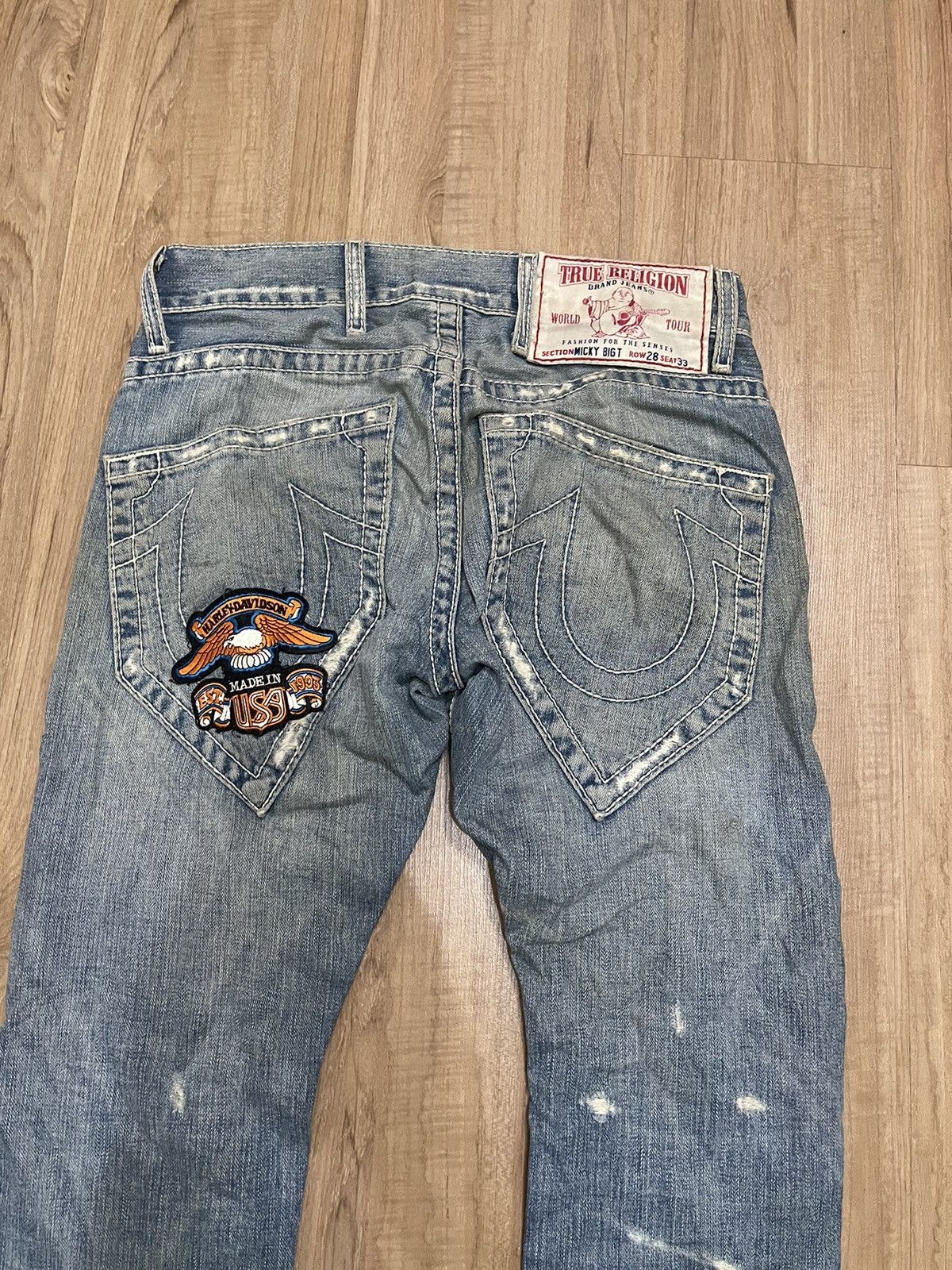 True Religion Vintage True Religion Custom distress jeans Size US 32 / EU 48 - 4 Thumbnail