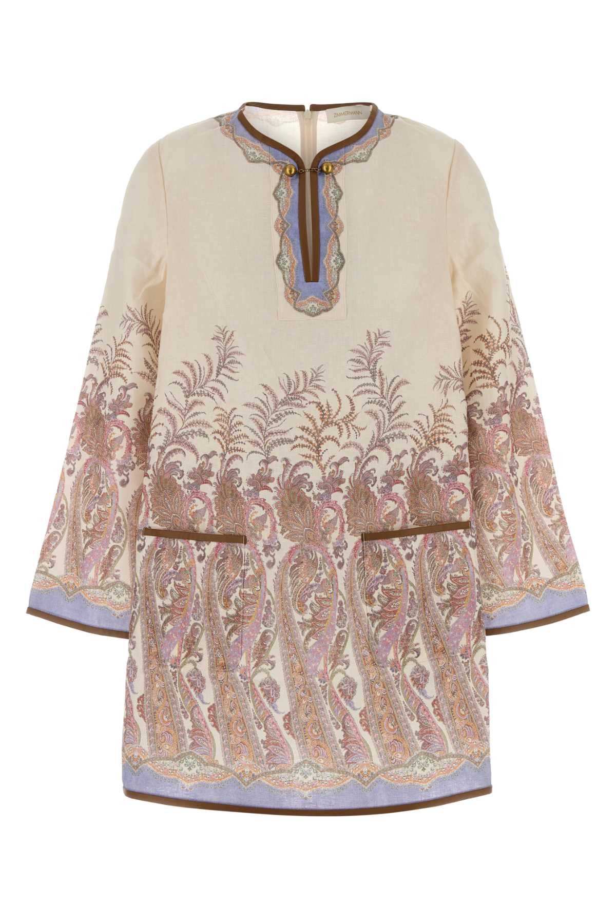 Zimmermann Printed Linen Alchemy Dress Size M / US 6-8 / IT 42-44 - 1 Thumbnail