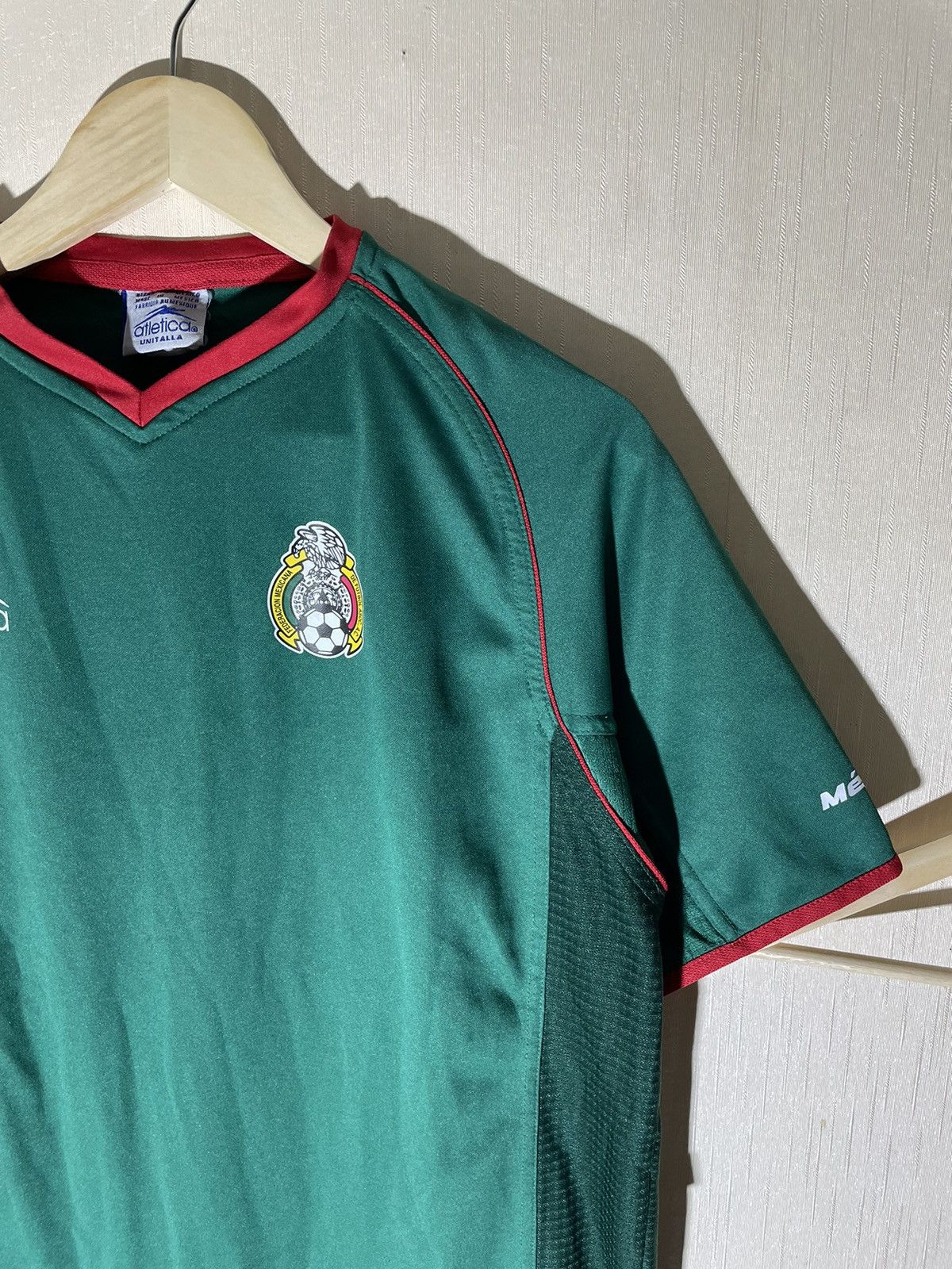 Vintage Atletica Mexico 2002 vintage soccer jersey Size US L / EU 52-54 / 3 - 2 Thumbnail