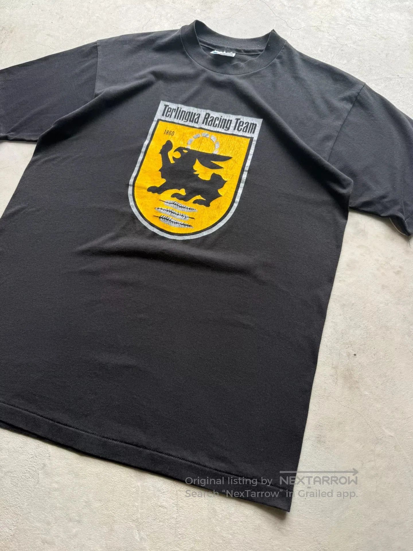 Vintage Vintage 80s Terlingua Racing Rabbit Logo Tee. Size US L / EU 52-54 / 3 - 3 Thumbnail