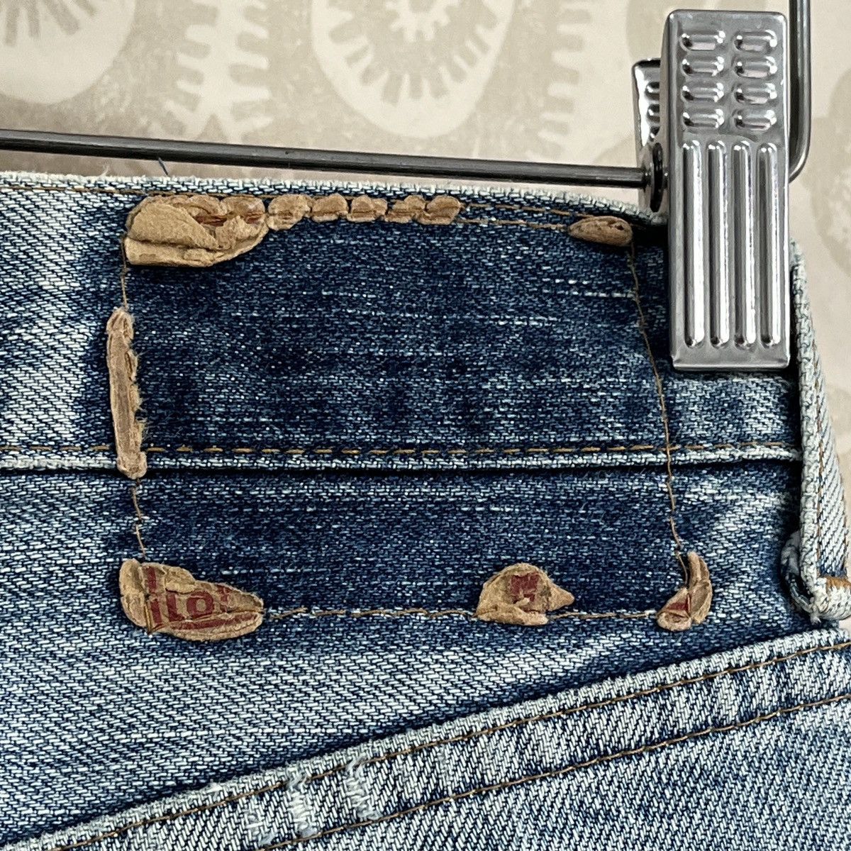 Levi's LEVIS 502XX Big E Button J22 Redline Selvedge Vintage 1991 Size US 28 / EU 44 - 11 Thumbnail